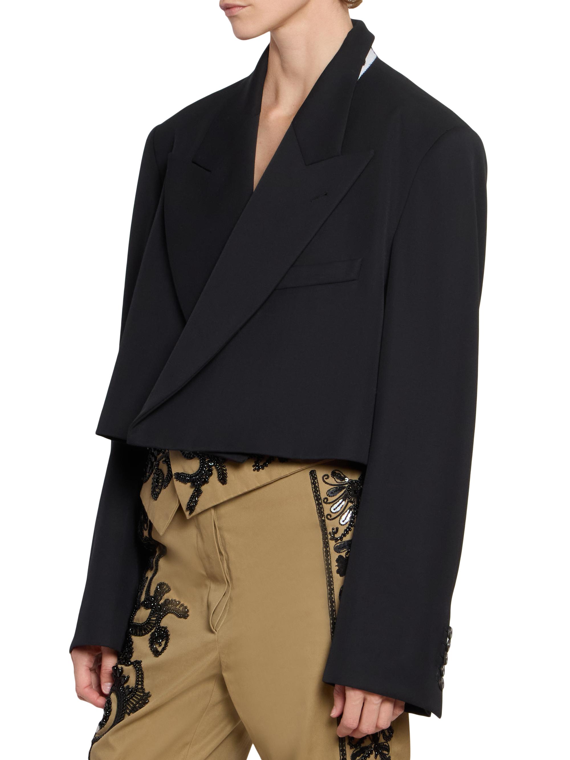 Dries Van Noten Bosea Wool Gabardine Jacket | Saks Fifth Avenue