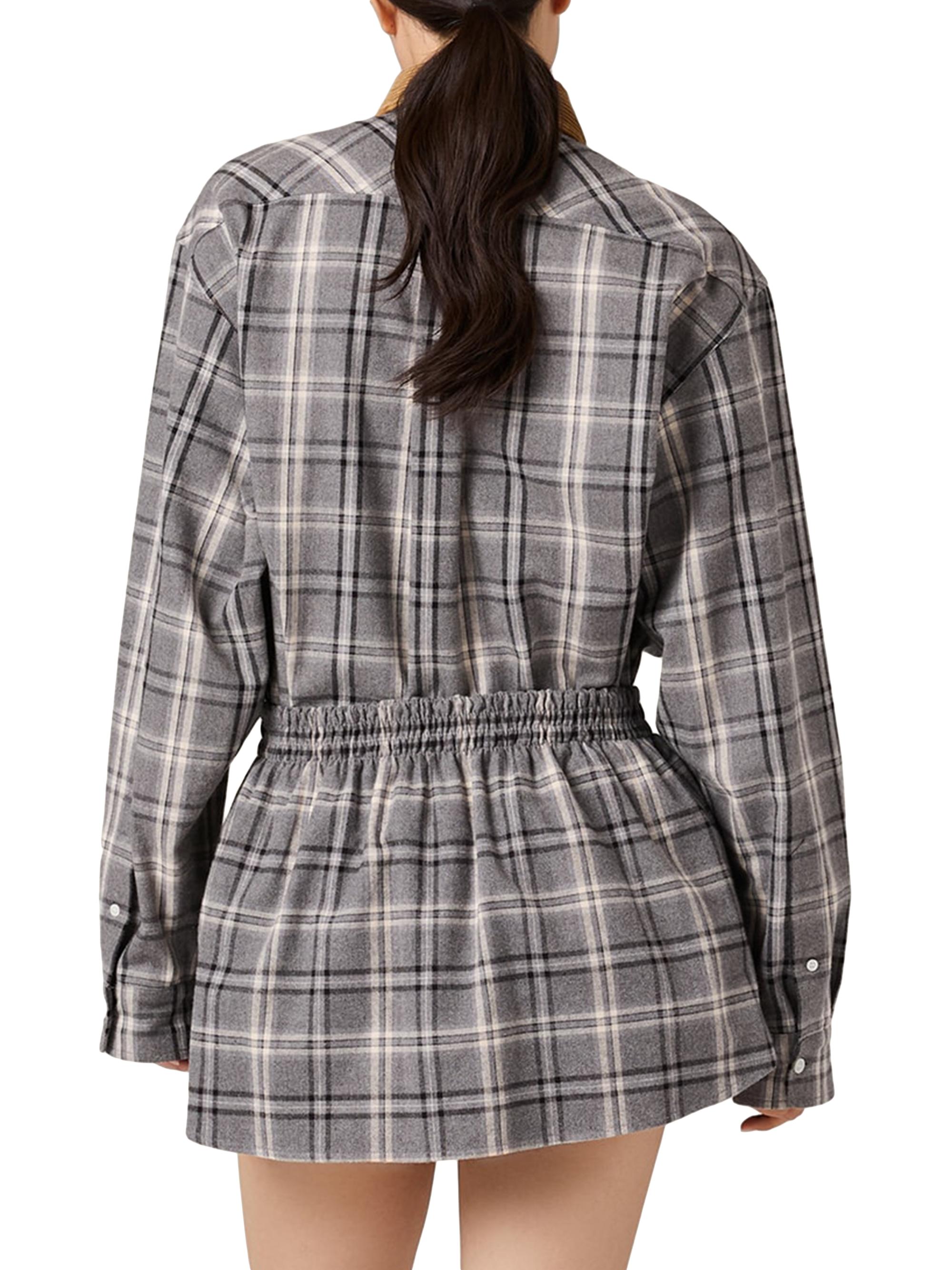 Miu Miu Checked Flannel Shirt | Saks Fifth Avenue