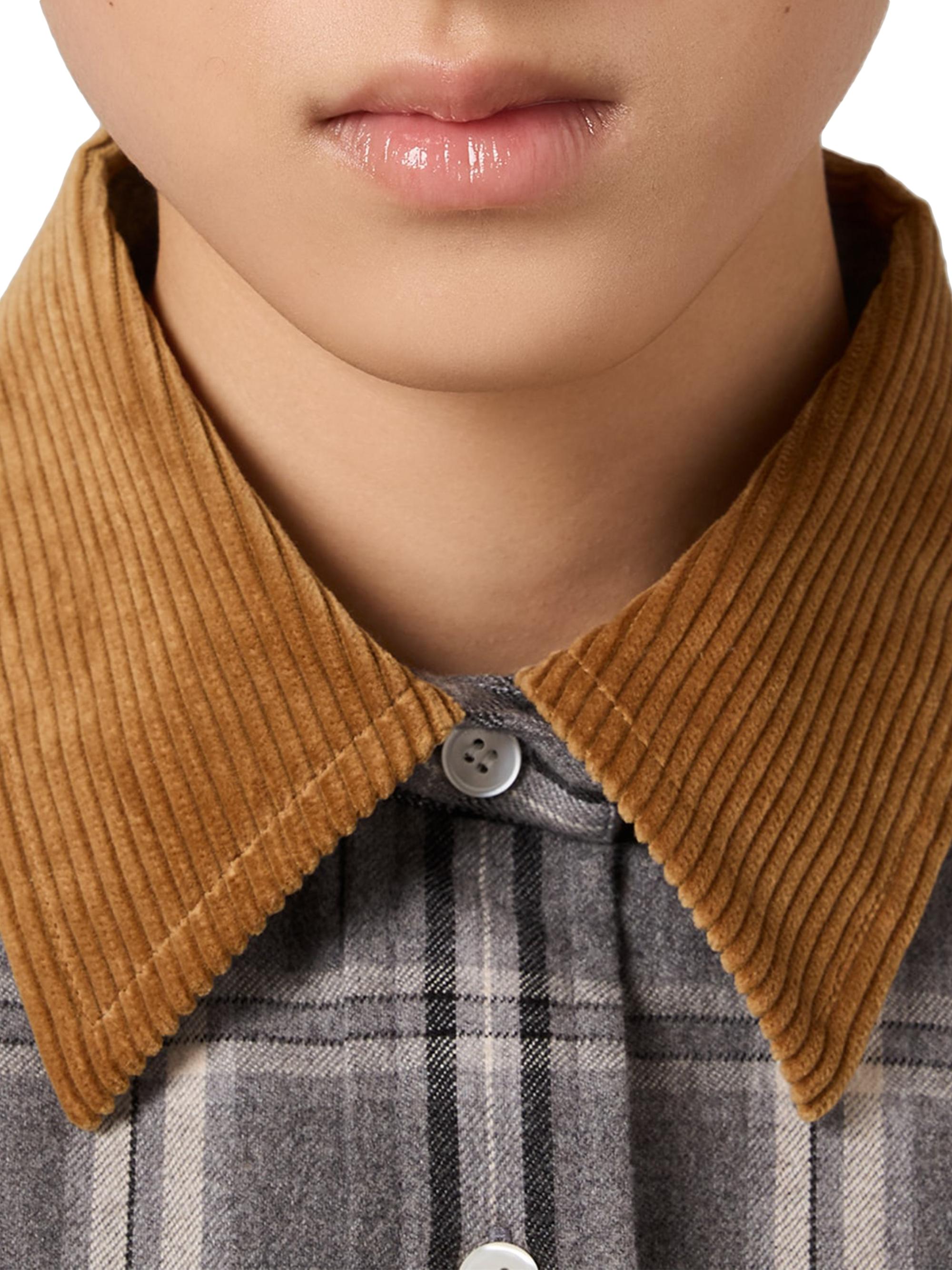 Miu Miu Checked Flannel Shirt | Saks Fifth Avenue