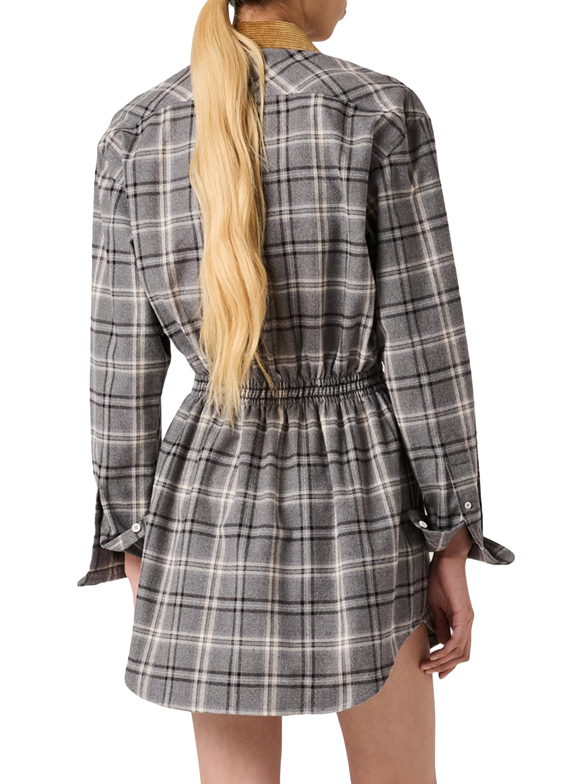 flannel mini dress Cranberry Spice Flannel Mini Dress In Hunter Green S / hunter-green
