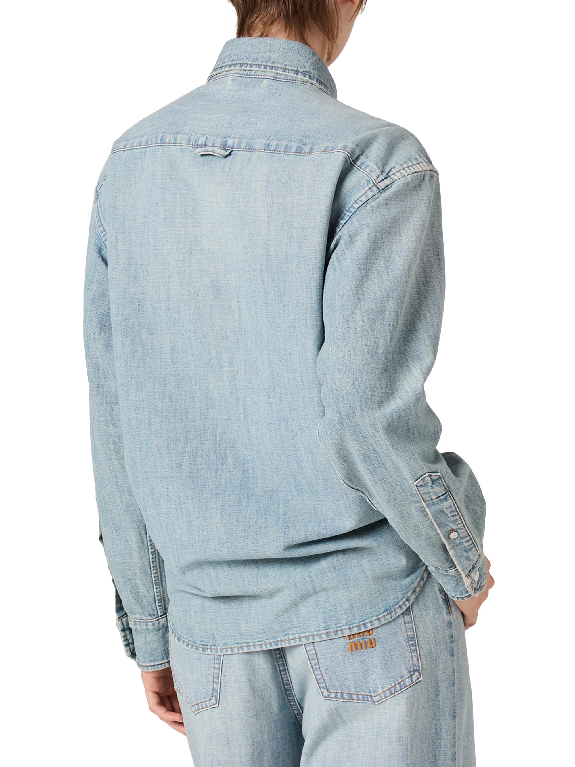 Miu Miu Chambray Shirt | Saks Fifth Avenue