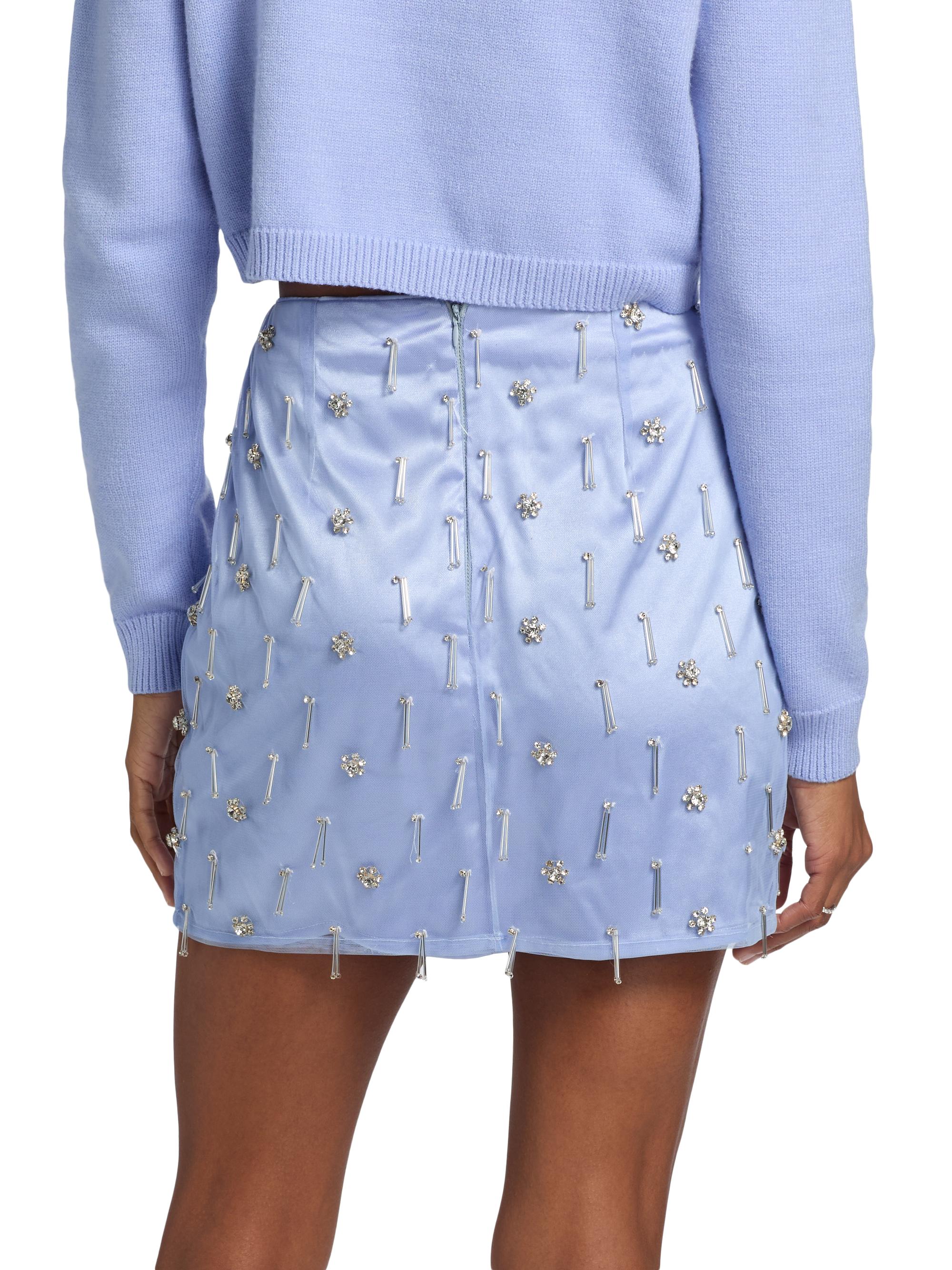 Mariandree Gaitan | Periwinkle | Women's Mia Crystal-Embellished