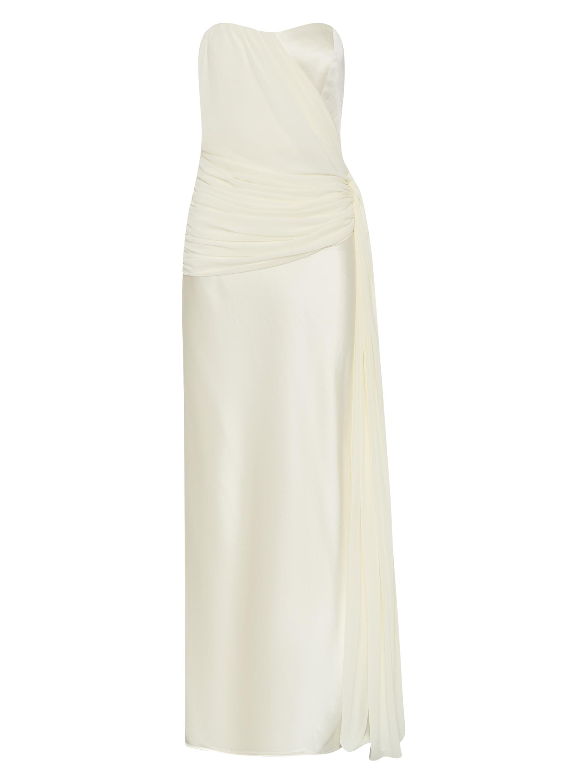 Nicholas the Label Women's Milena Strapless Satin-Georgette Gown -