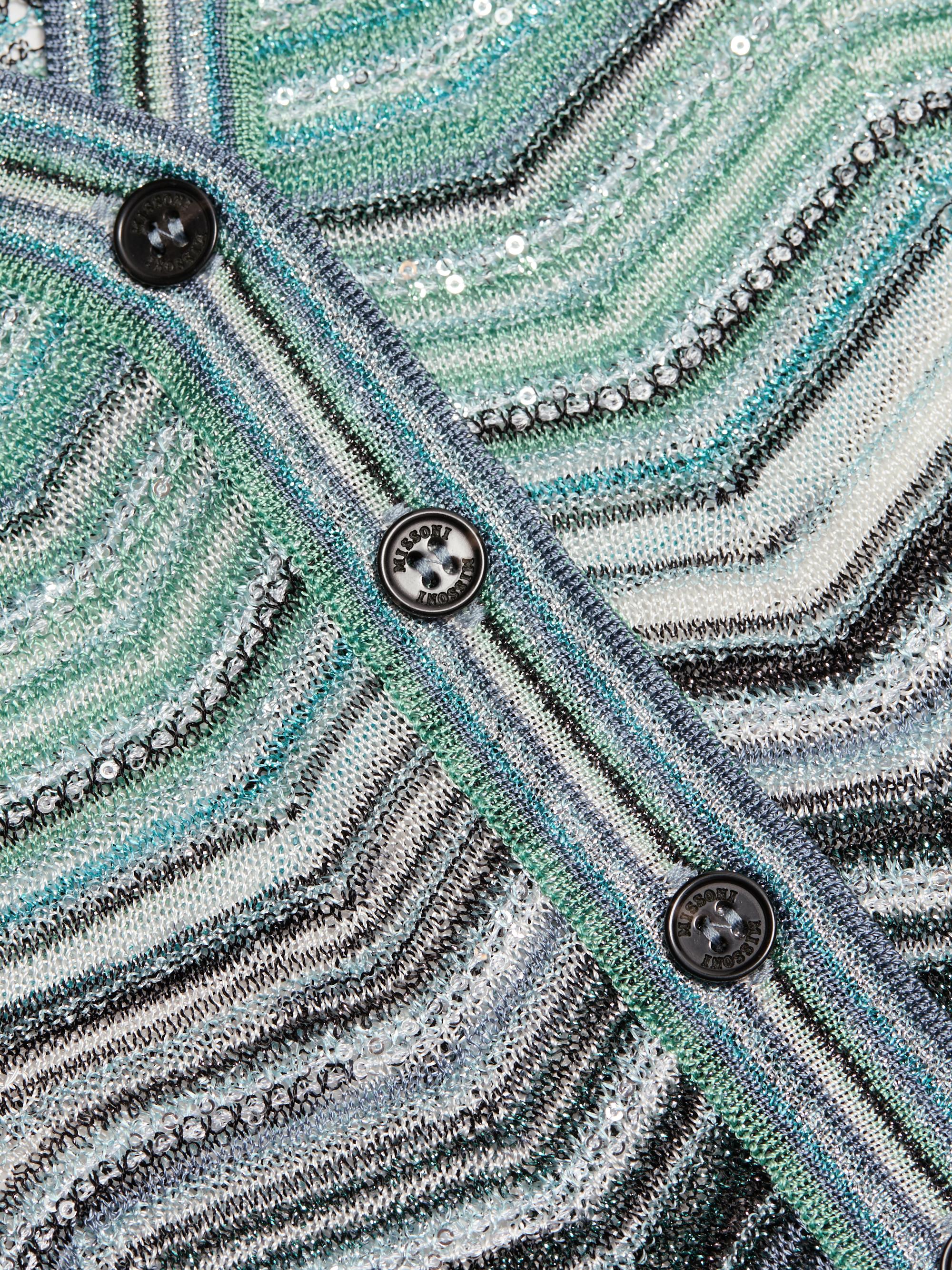 Missoni Chevron Metallic Knit Cardigan | Saks Fifth Avenue