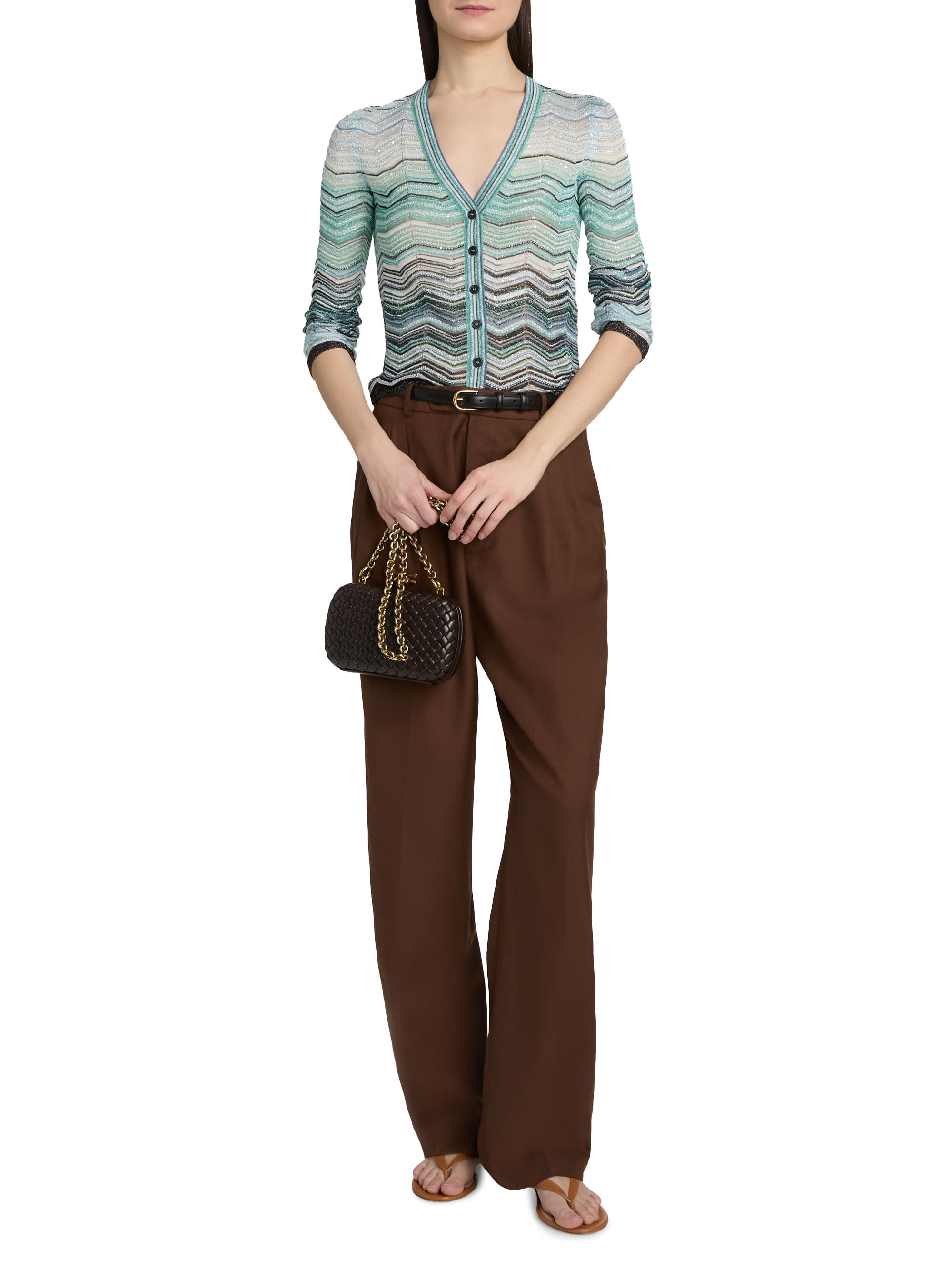 Missoni Chevron Metallic Knit Cardigan | Saks Fifth Avenue
