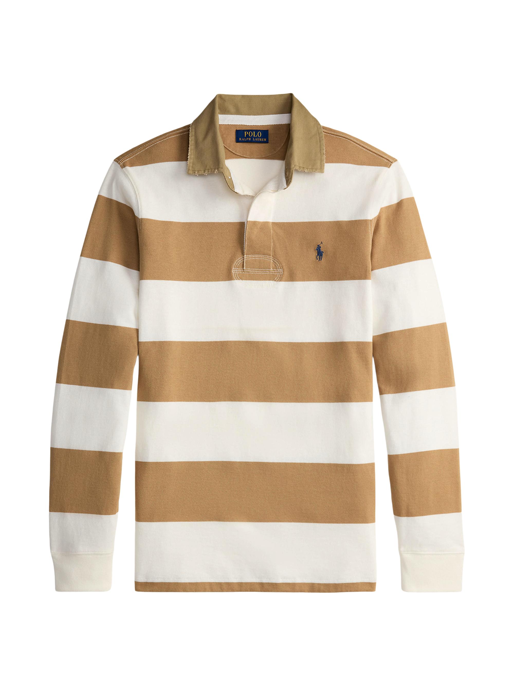 Polo Ralph Lauren Striped Cotton Rugby Shirt | Saks Fifth Avenue