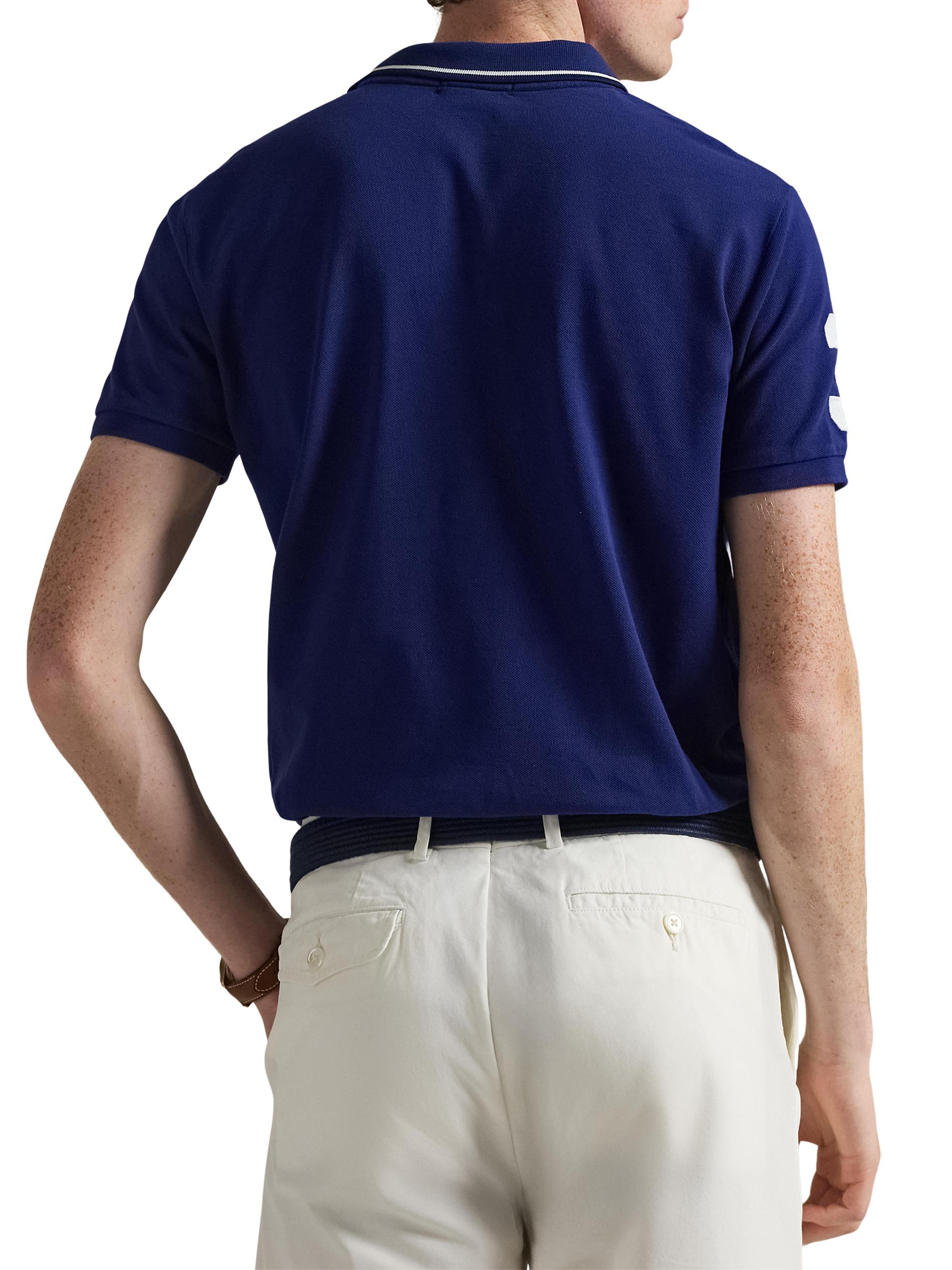 Polo Ralph Lauren Diagonal Stripe Cotton Polo | Saks Fifth Avenue