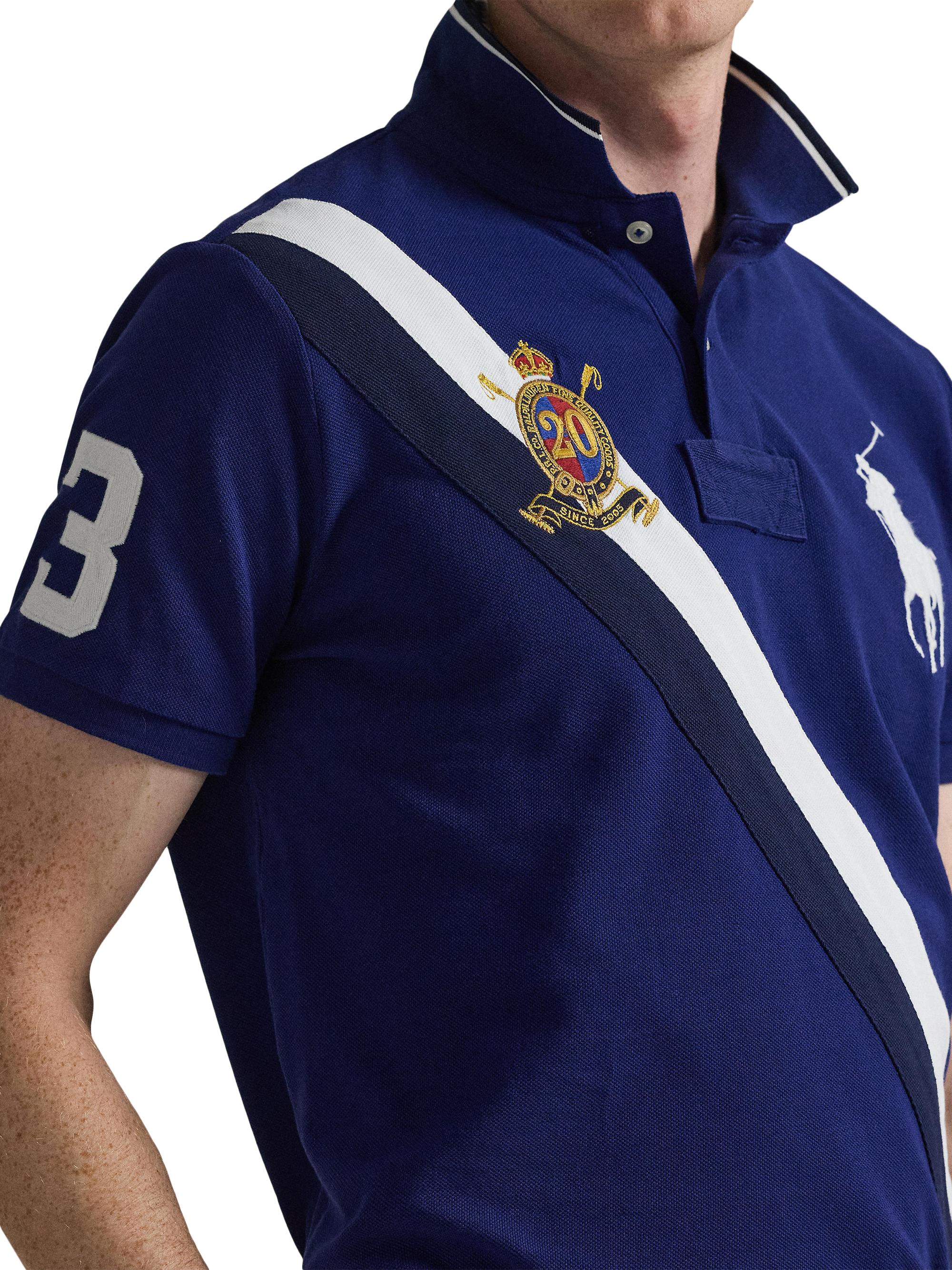 Polo Ralph Lauren Diagonal Stripe Cotton Polo | Saks Fifth Avenue