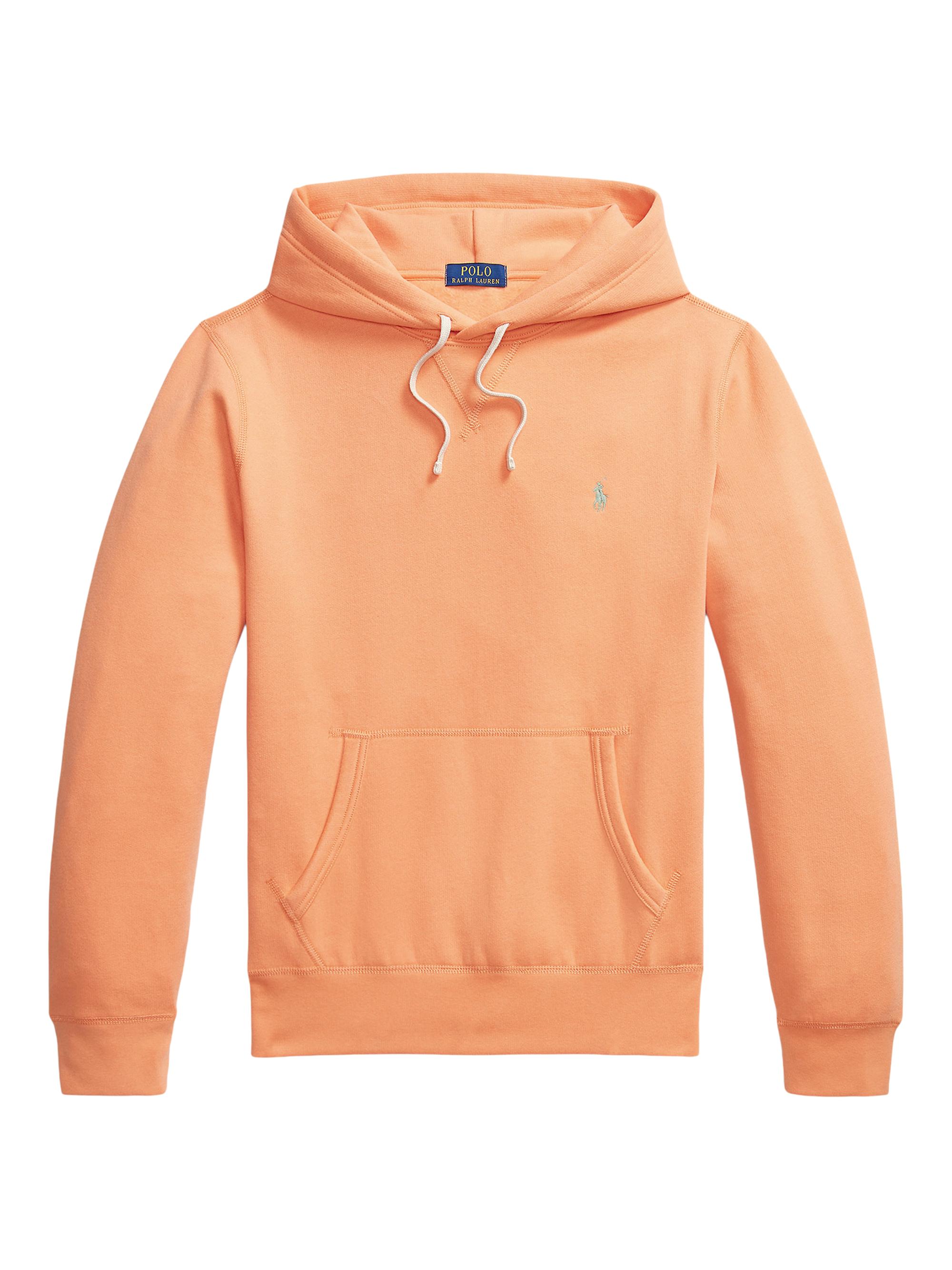 Polo Ralph Lauren Men's Cotton-Blend Fleece Hoodie - Pompano Orange