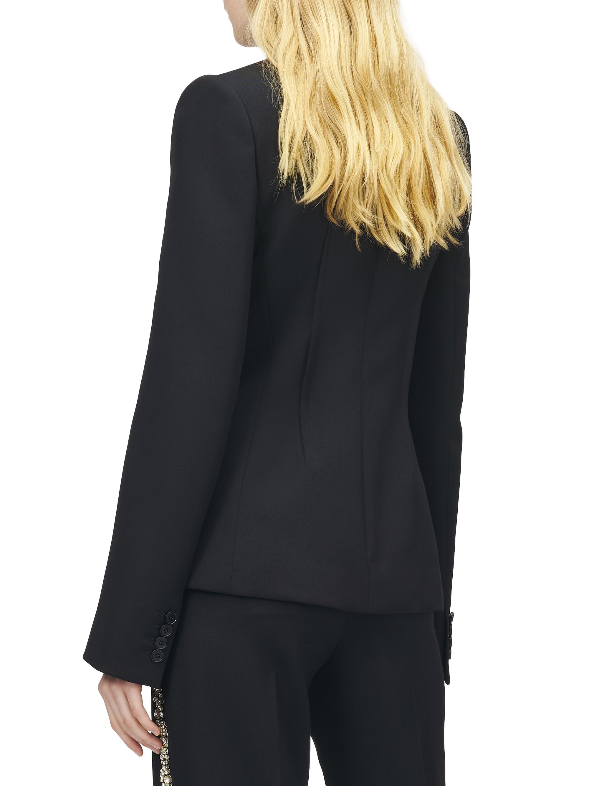 McQueen Embellished Lapel Wool Blazer | Saks Fifth Avenue