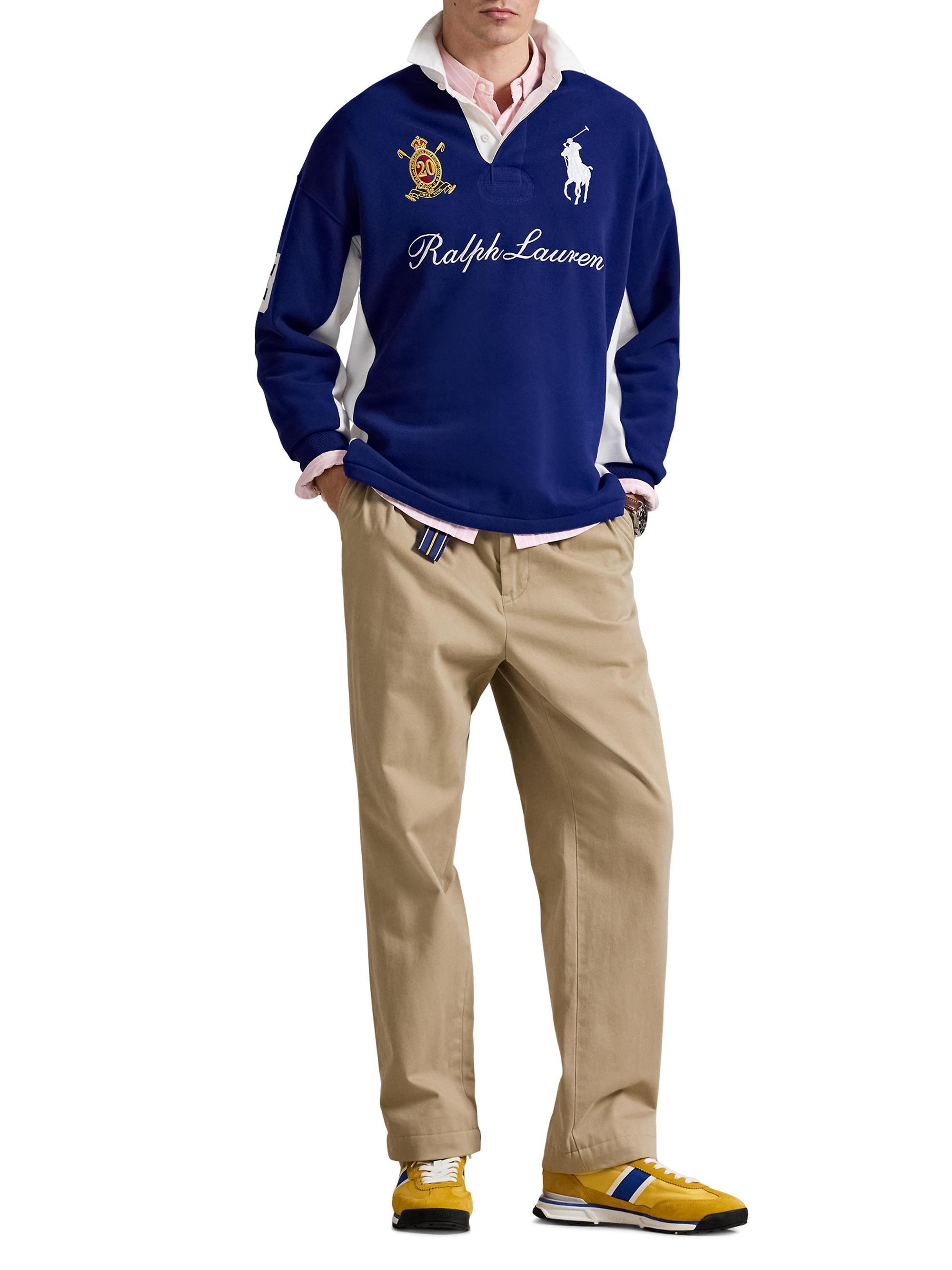 トップス POLO RALPH LAUREN LONGSLEEV M Polo Ralph Lauren Mesh Long Sleeve Polo Shirt | Saks Fifth Avenue