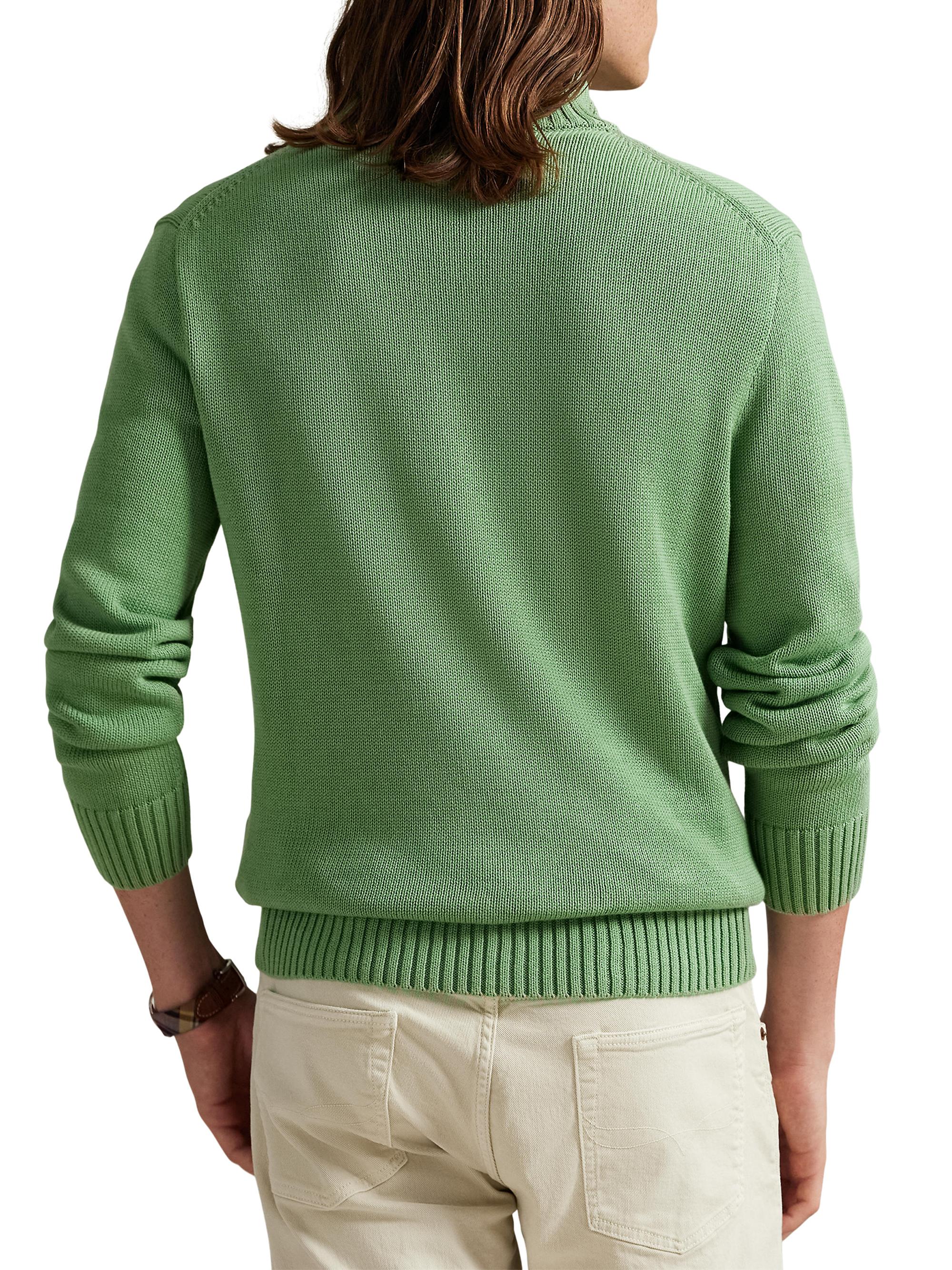 Polo Ralph Lauren Cotton Quarter-Zip Sweater | Saks Fifth Avenue