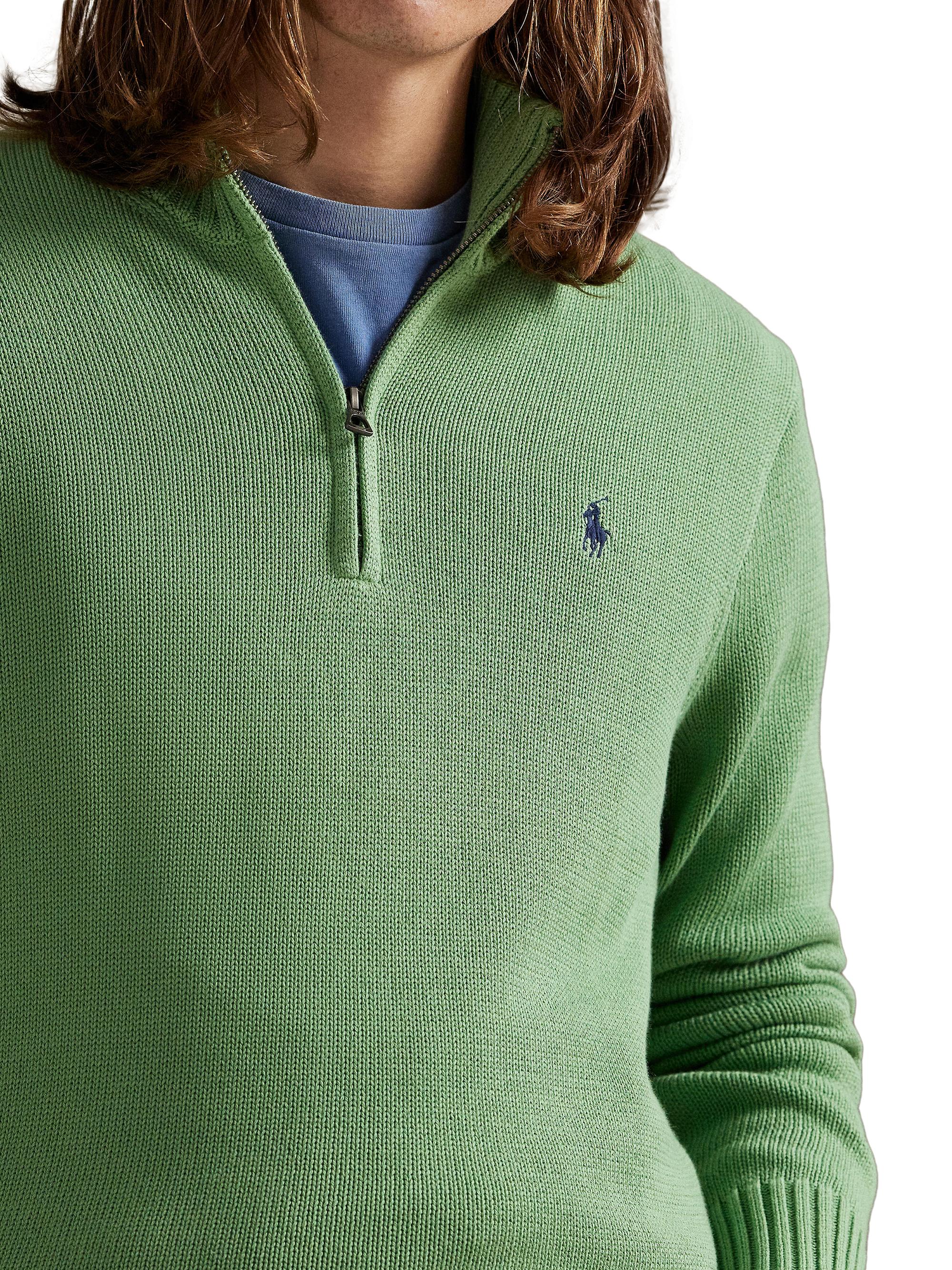Polo Ralph Lauren Cotton Quarter-Zip Sweater | Saks Fifth Avenue