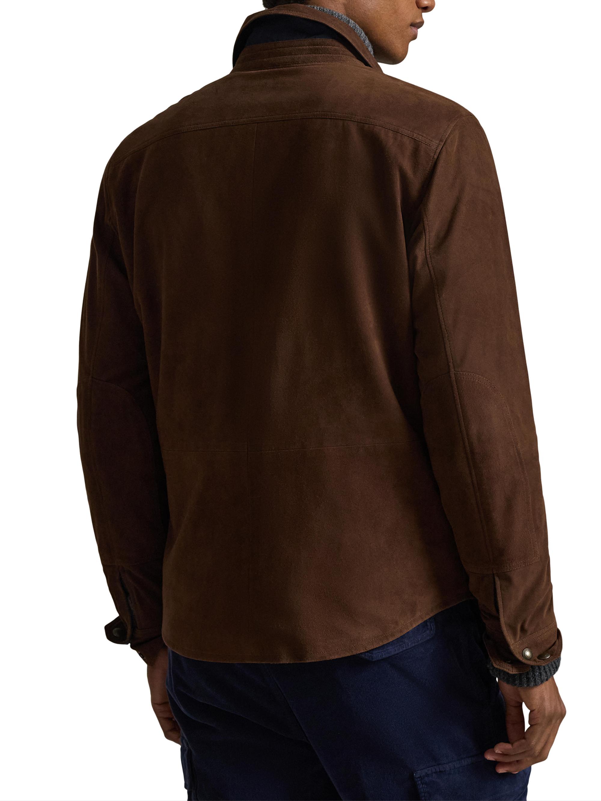 Polo Ralph Lauren Reversible Suede Shirt Jacket | Saks Fifth Avenue
