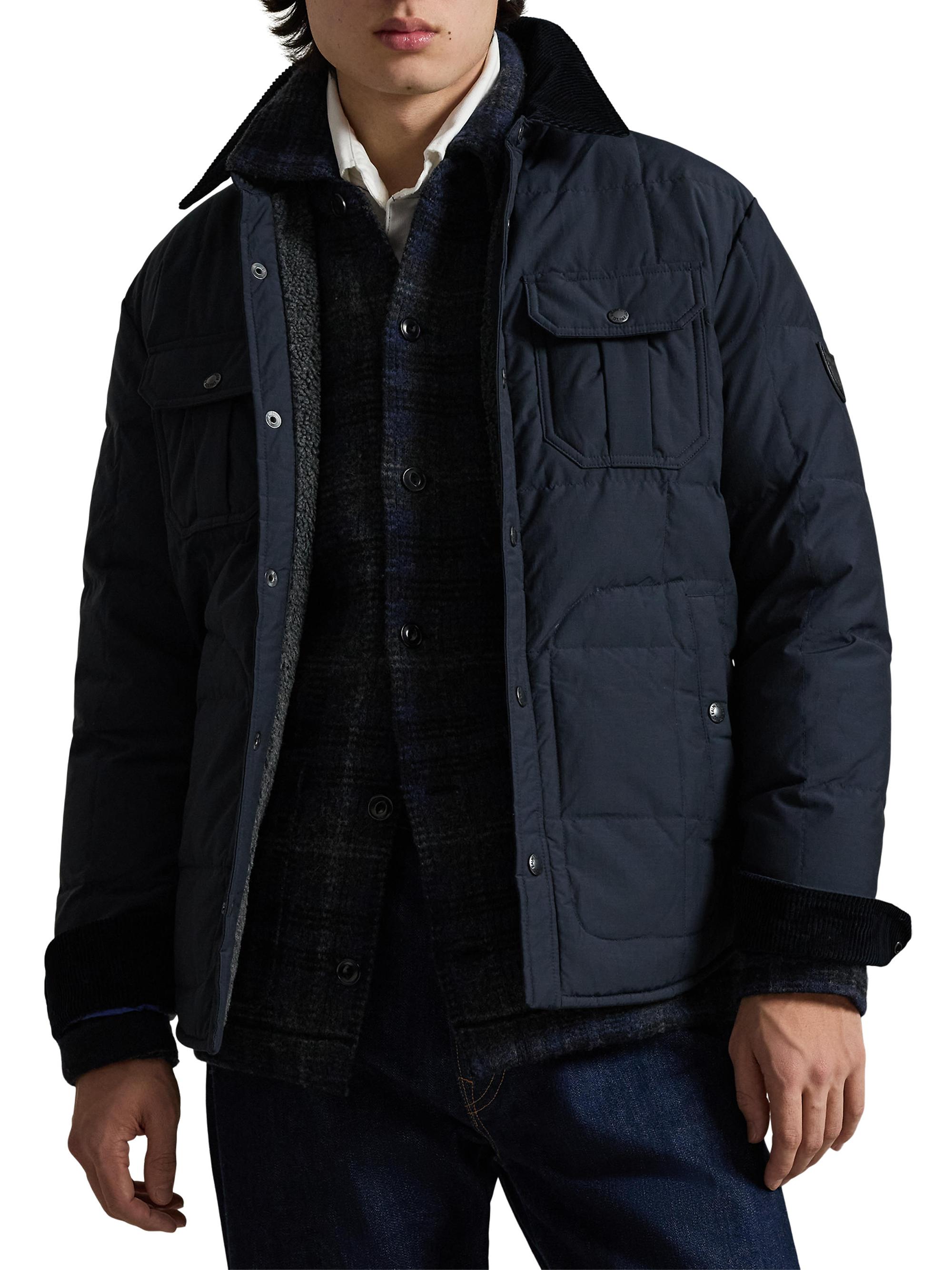 Polo Ralph Lauren Ripstop High-Pile Shirt Jacket | Saks Fifth Avenue