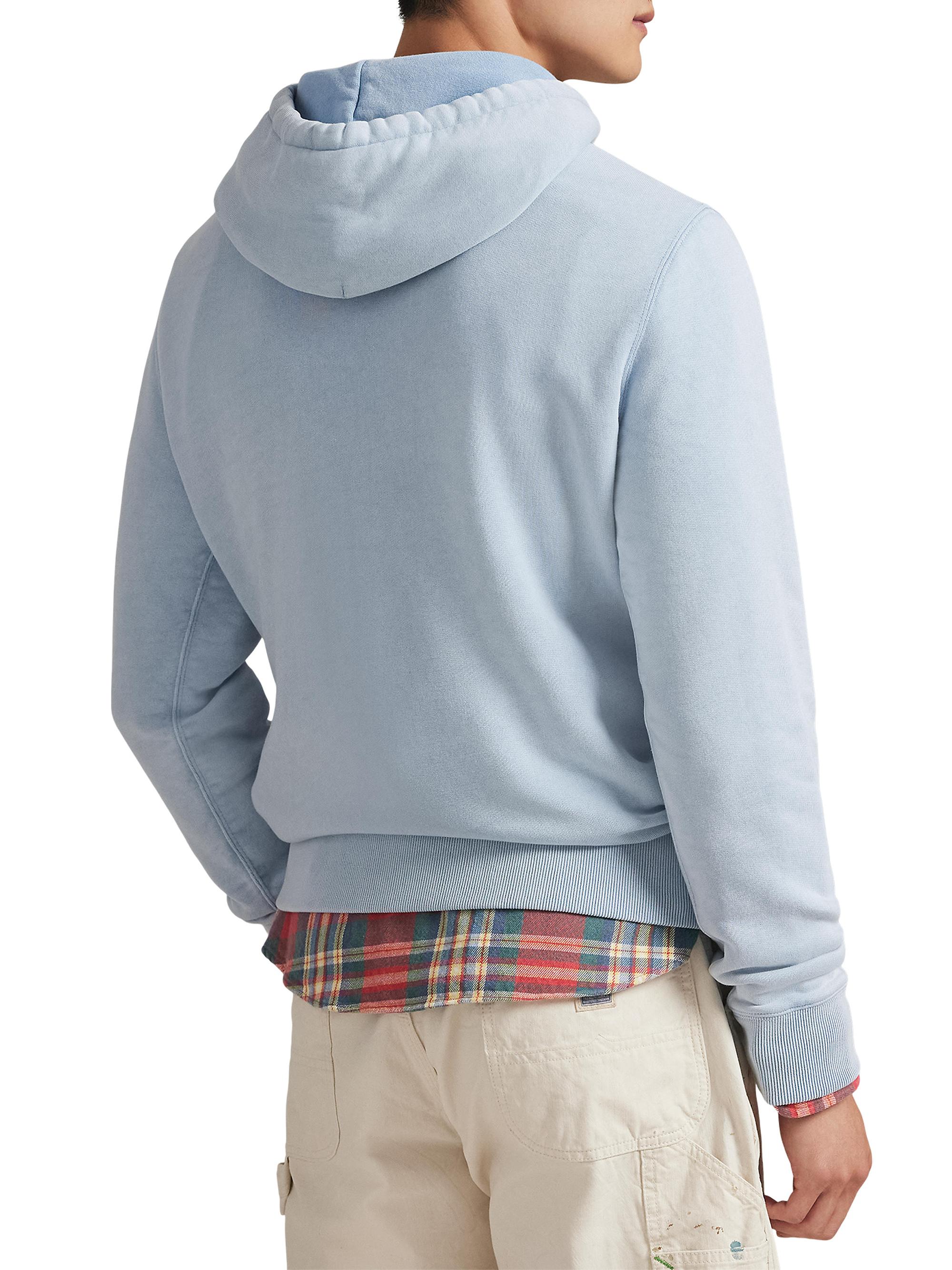 Polo Ralph Lauren Men's Polo Bear Fleece Hoodie - Southport Blue Heritage Bear | Thumbnail 4