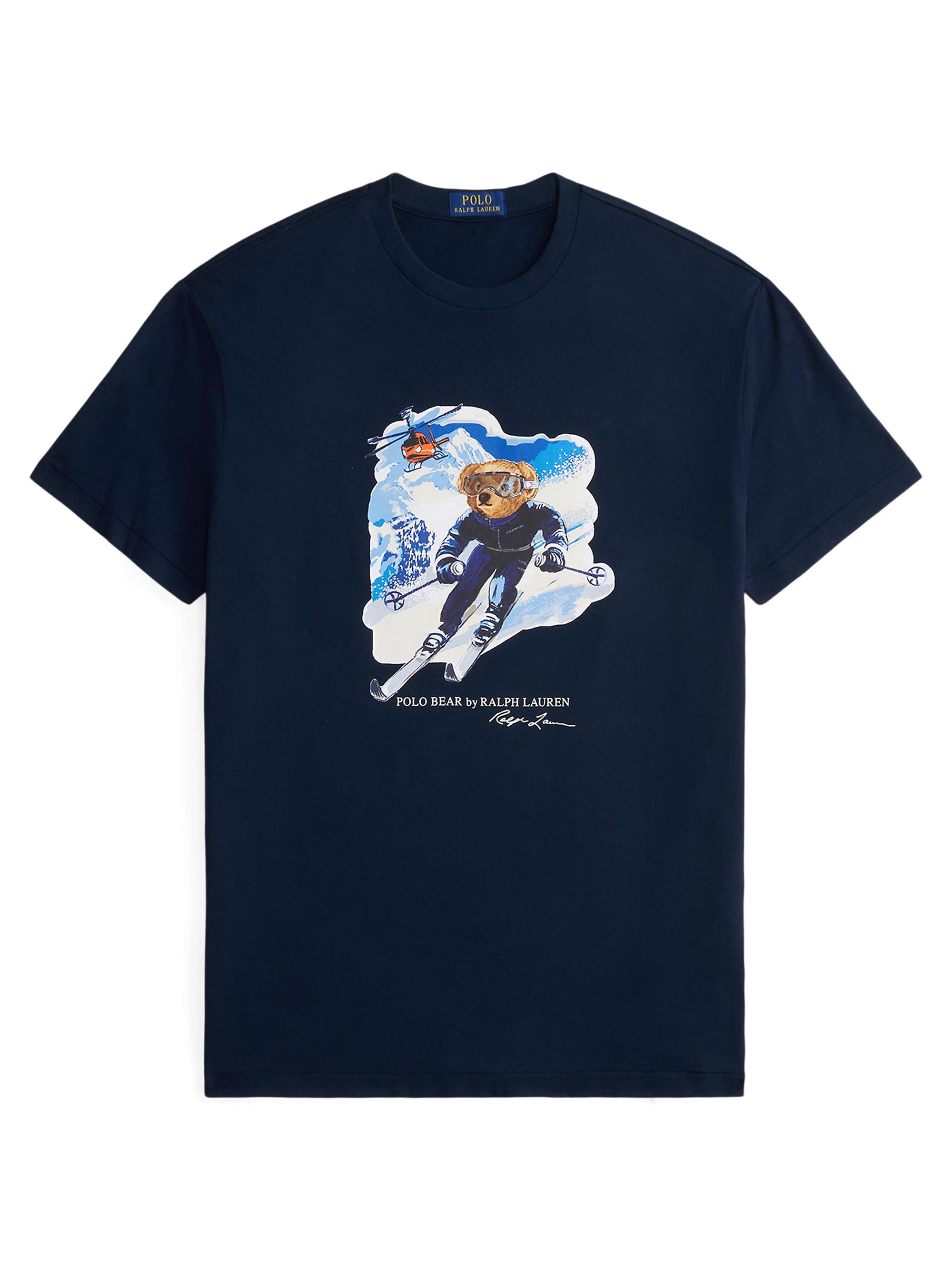 Polo Ralph Lauren Skiing Polo Bear Cotton Crewneck T-Shirt | Saks