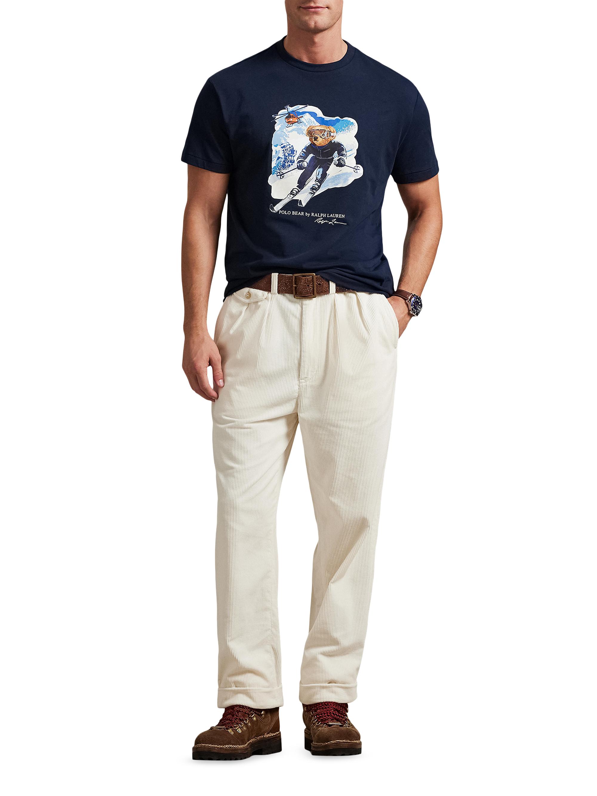 Polo Ralph Lauren Skiing Polo Bear Cotton Crewneck T-Shirt | Saks