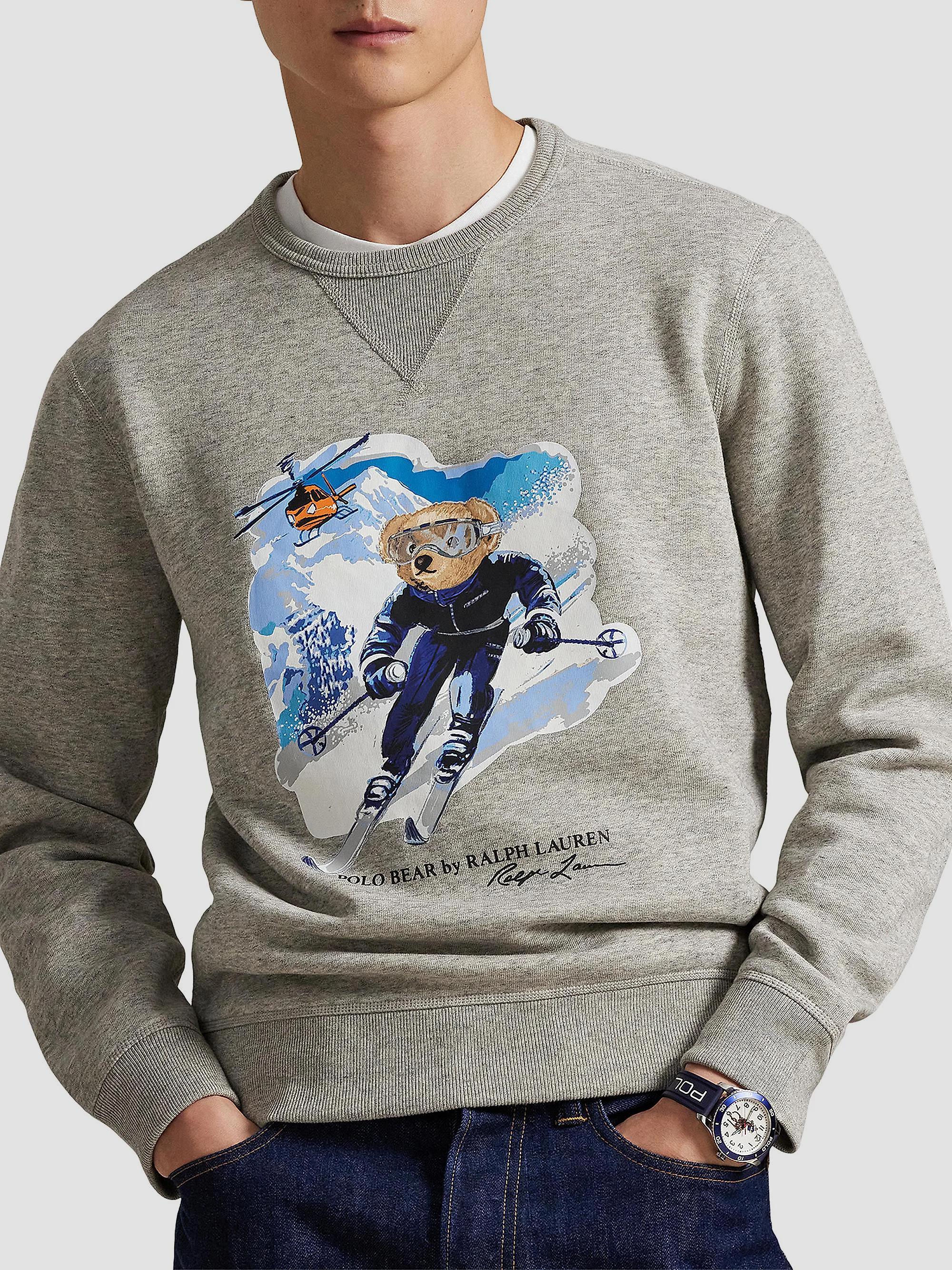 Polo Ralph Lauren Ski Polo Bear Cotton-Blend Top | Saks Fifth Avenue