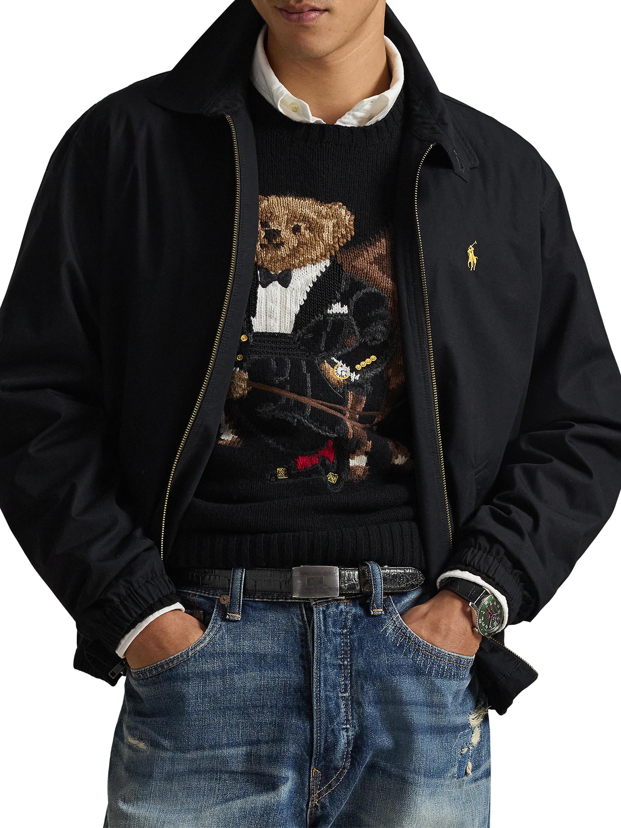 Polo Ralph Lauren 黒ジャケット SP Polo Ralph Lauren Interlock Track Jacket Polo Black – Hajjar's Big