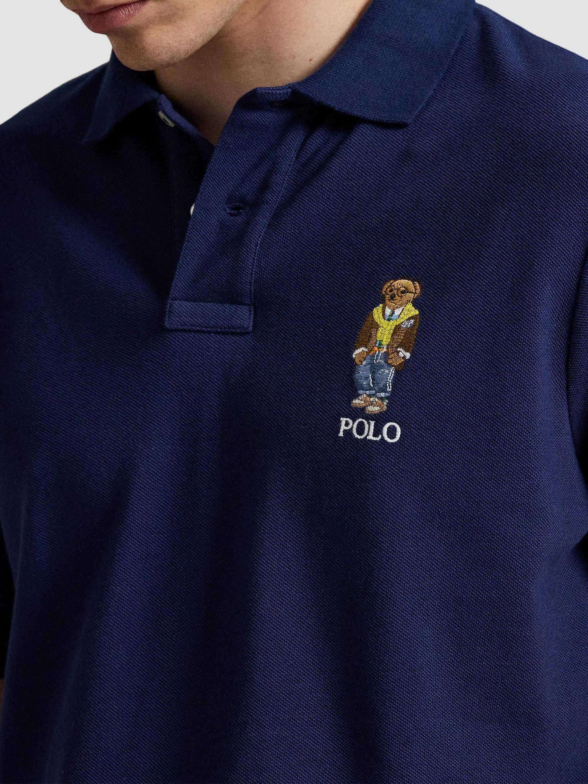 Polo Ralph Lauren Polo Bear Cotton Polo Shirt | Saks Fifth Avenue