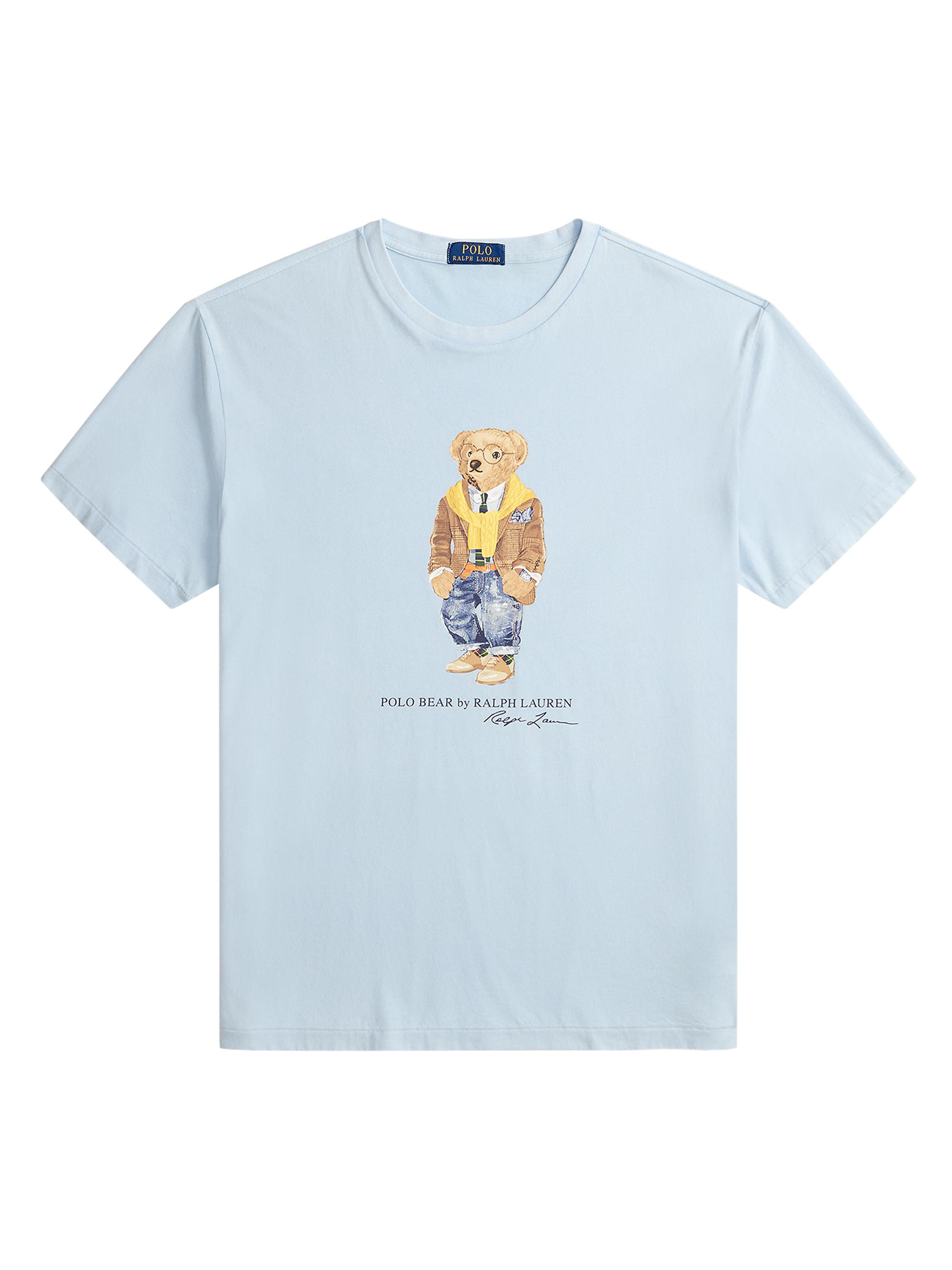 Polo Ralph Lauren Men's Polo Bear Cotton Crewneck T-Shirt - Southport Blue Heritage Bear