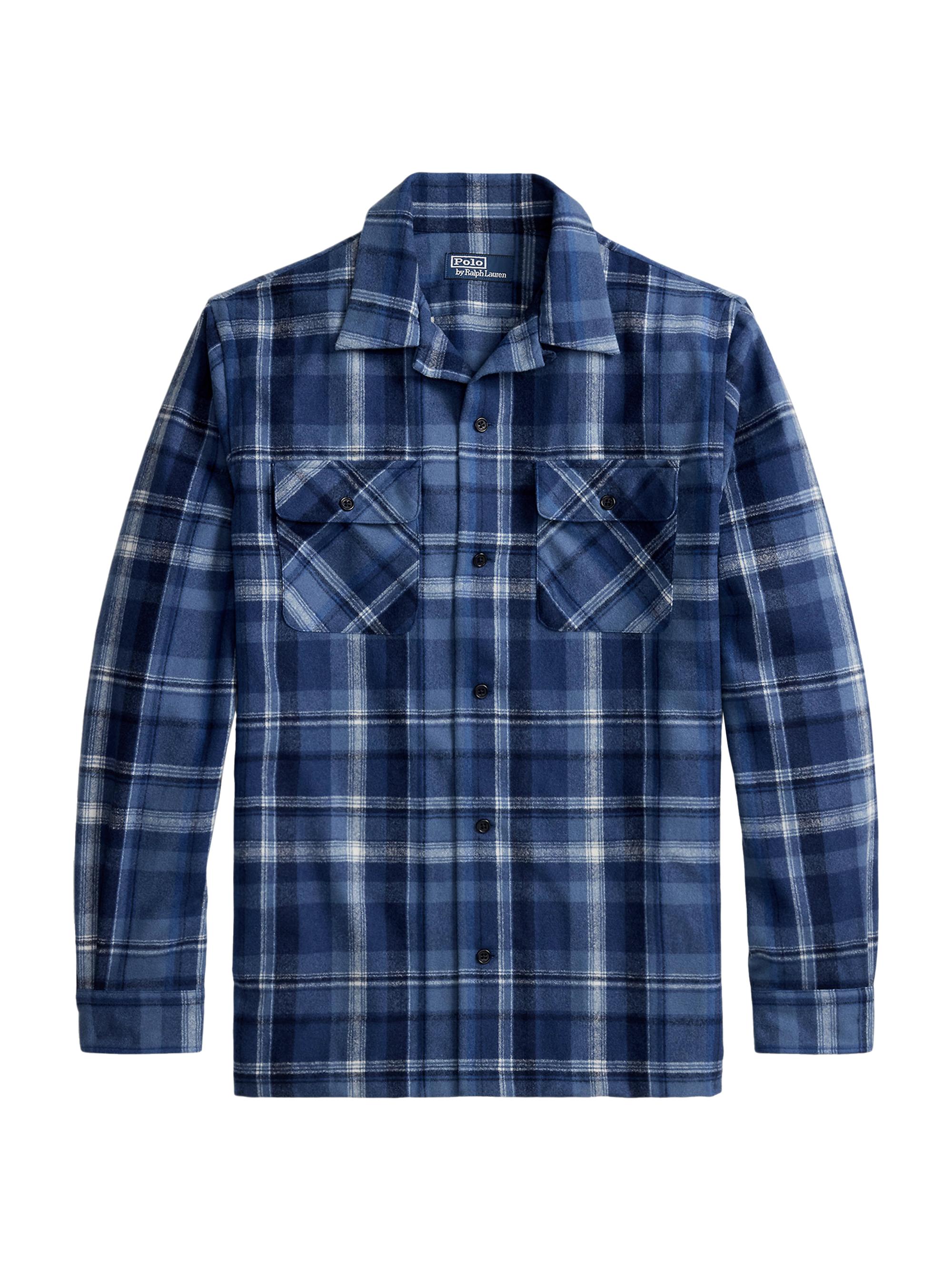 Polo Ralph Lauren Plaid Two-Sided Brushed Flannel Shirt | Saks