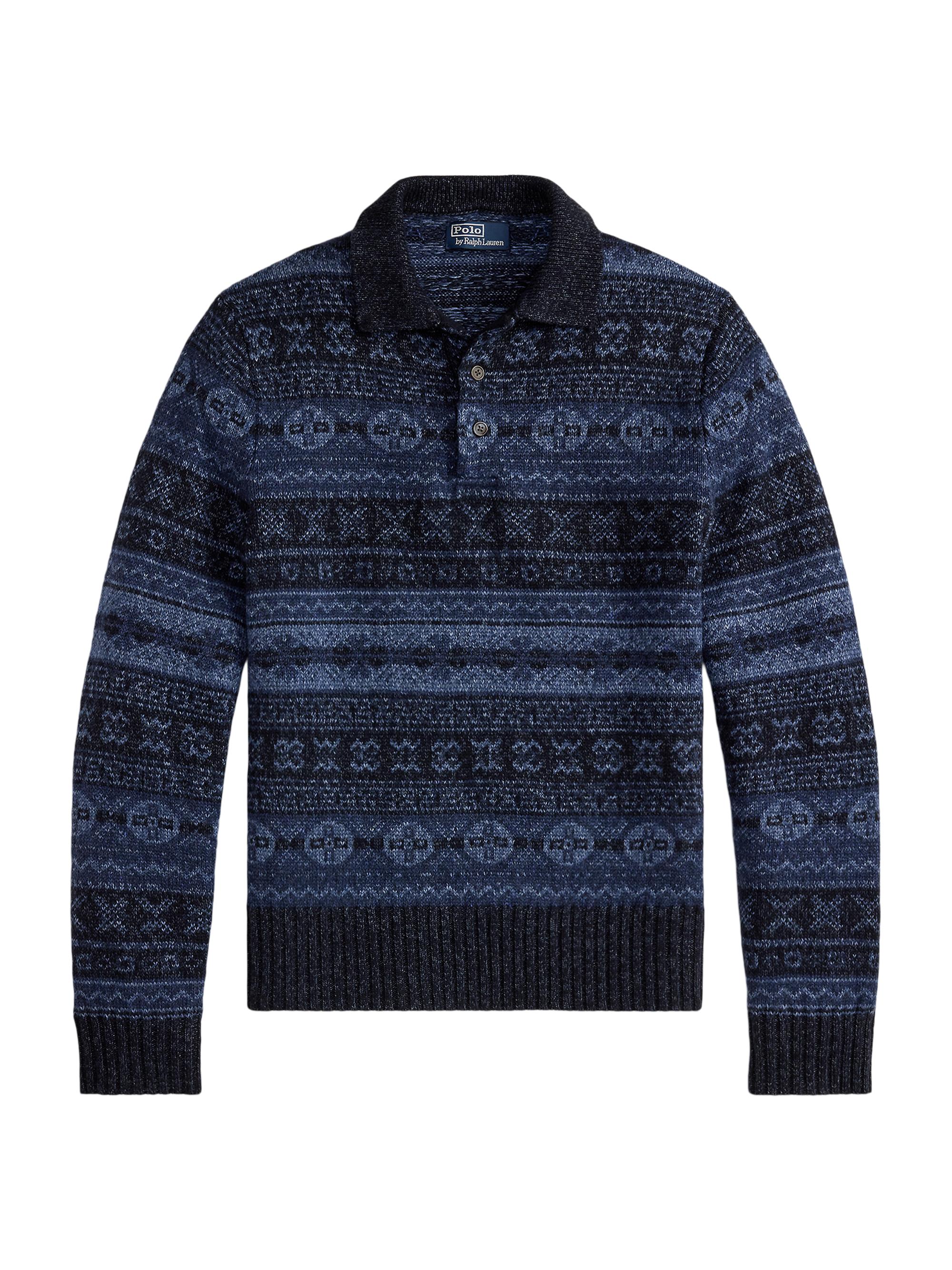 NYek　　　　　　　　　　　　　【美品】RLL RALPH LAUREN Polo Ralph Lauren Fair Isle Polo Sweater | Saks Fifth Avenue