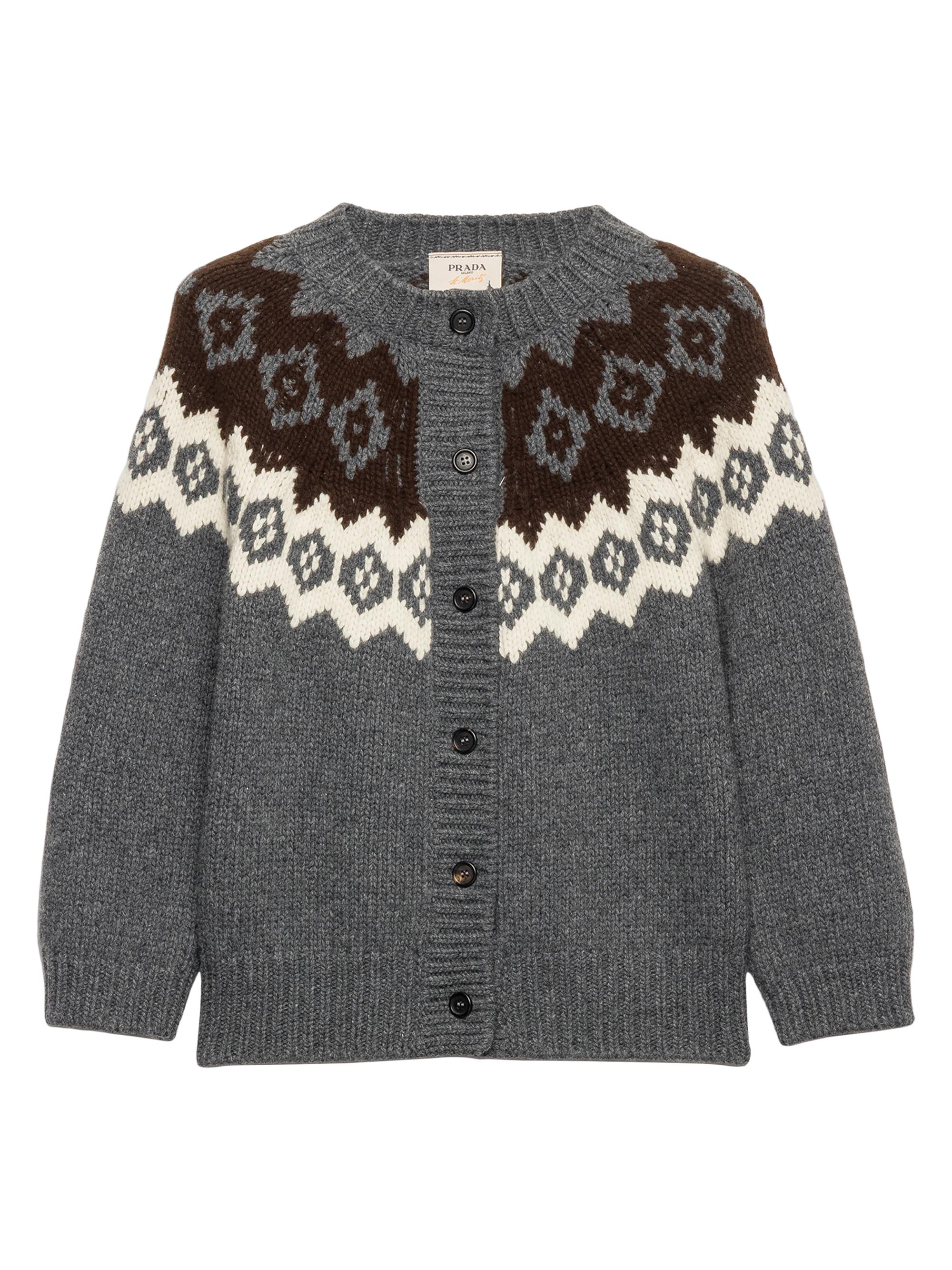 Prada Wool and Cashmere Cardigan | Saks Fifth Avenue