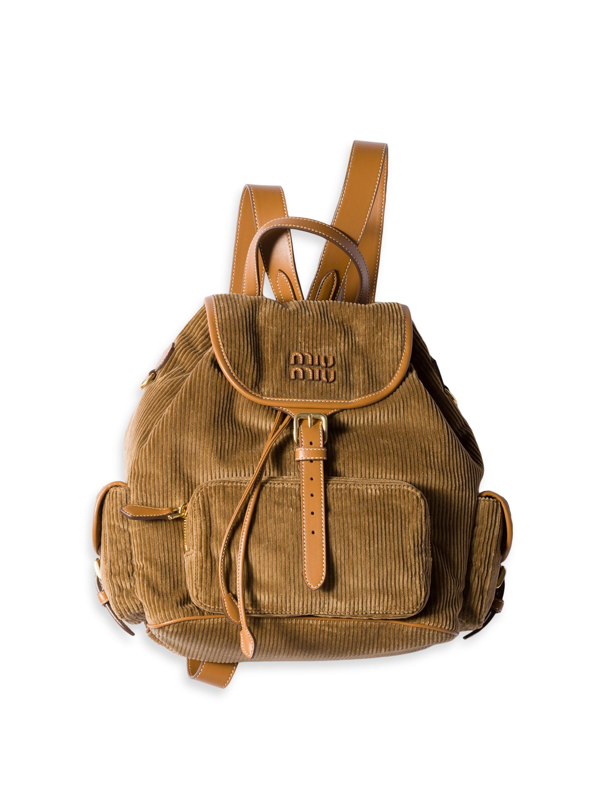 Miu Miu Leather Backpack | Saks Fifth Avenue