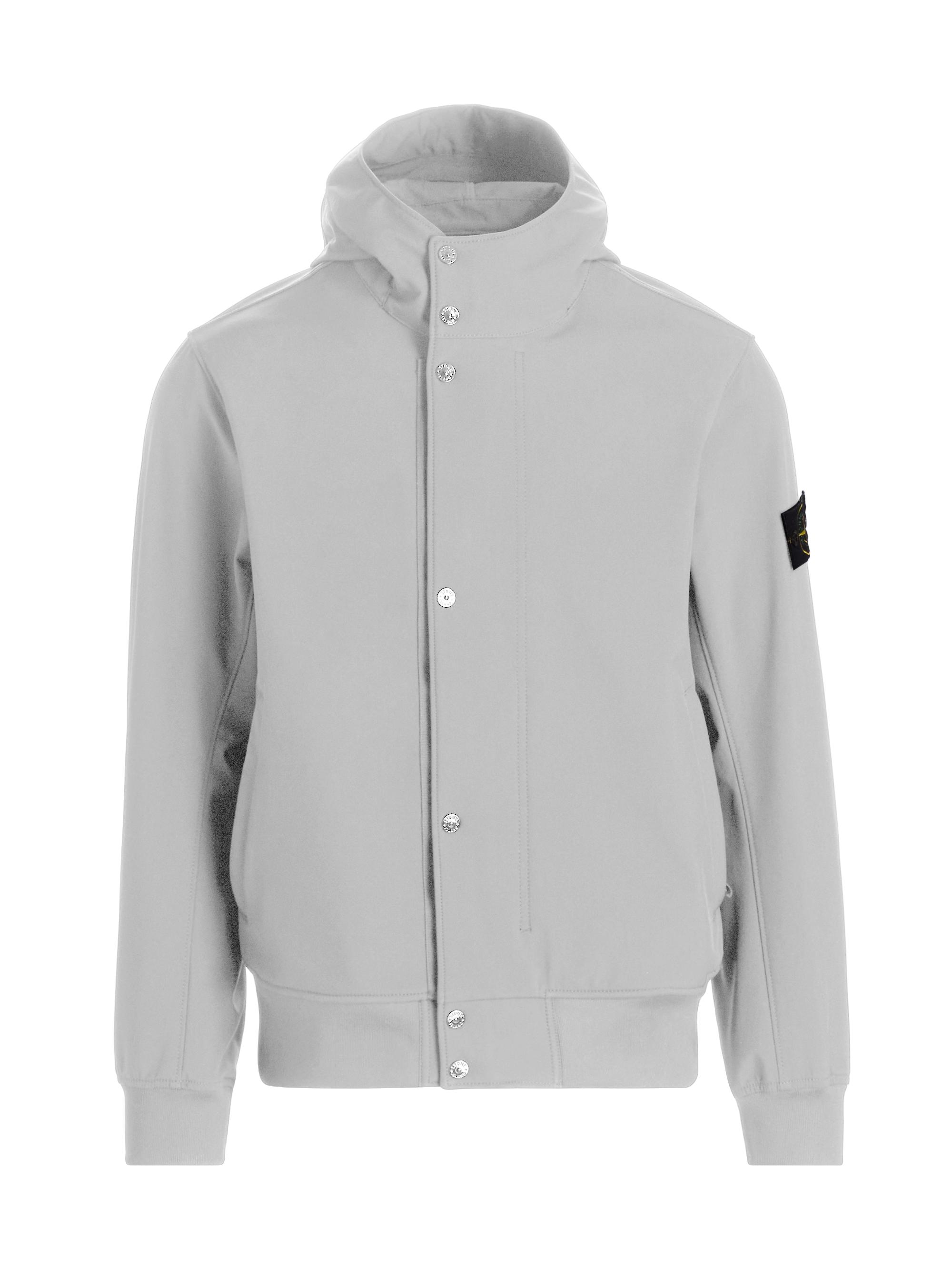 Stone Island Men's Solid Hooded Parka - Sky Blue