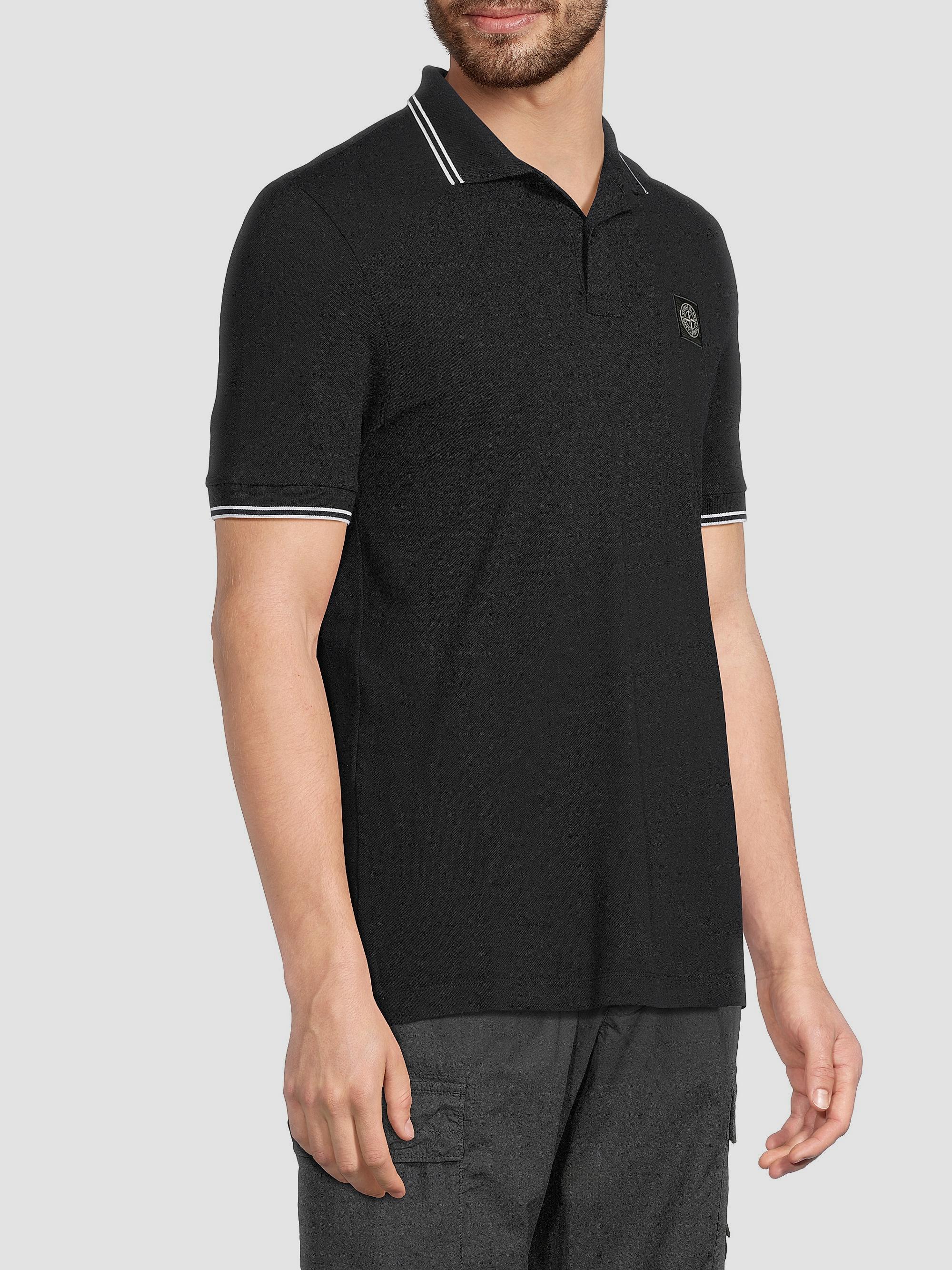 Stone Island Stretch-Cotton Polo Shirt | Saks Fifth Avenue