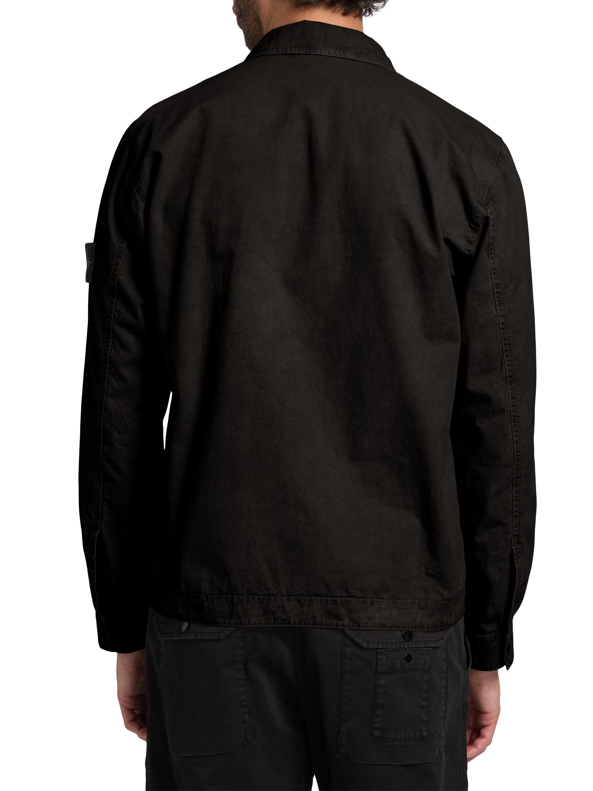 Stone Island Zip-Front Cotton Shirt Jacket | Saks Fifth Avenue