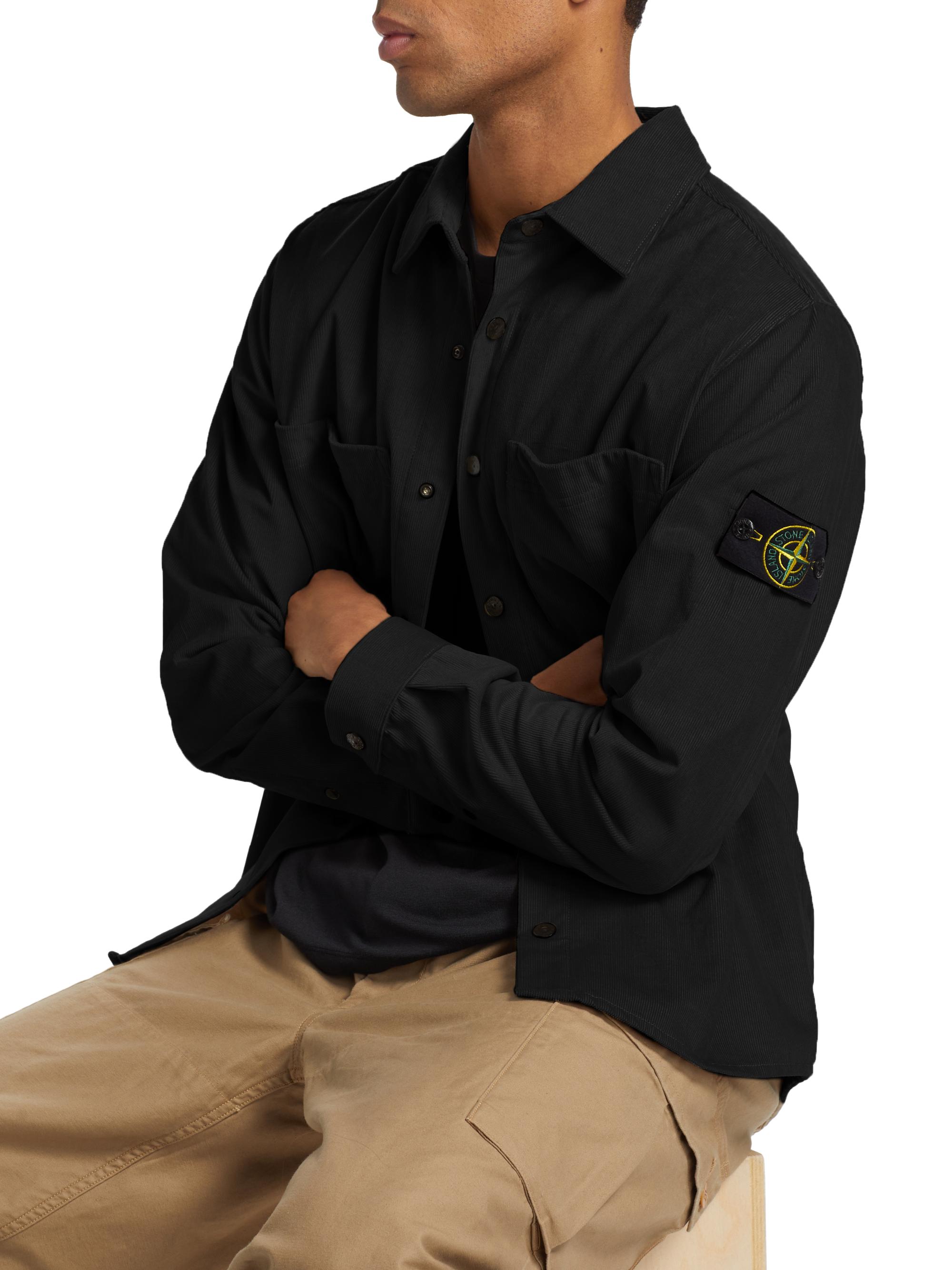 Stone Island Cotton Button-Front Long-Sleeve Shirt | Saks Fifth Avenue