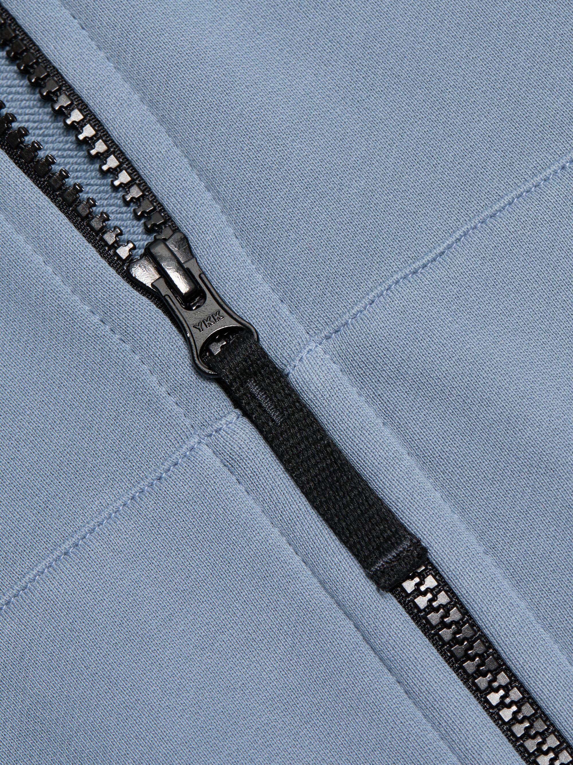 Stone Island Logo Cotton Zip-Front Hoodie | Saks Fifth Avenue