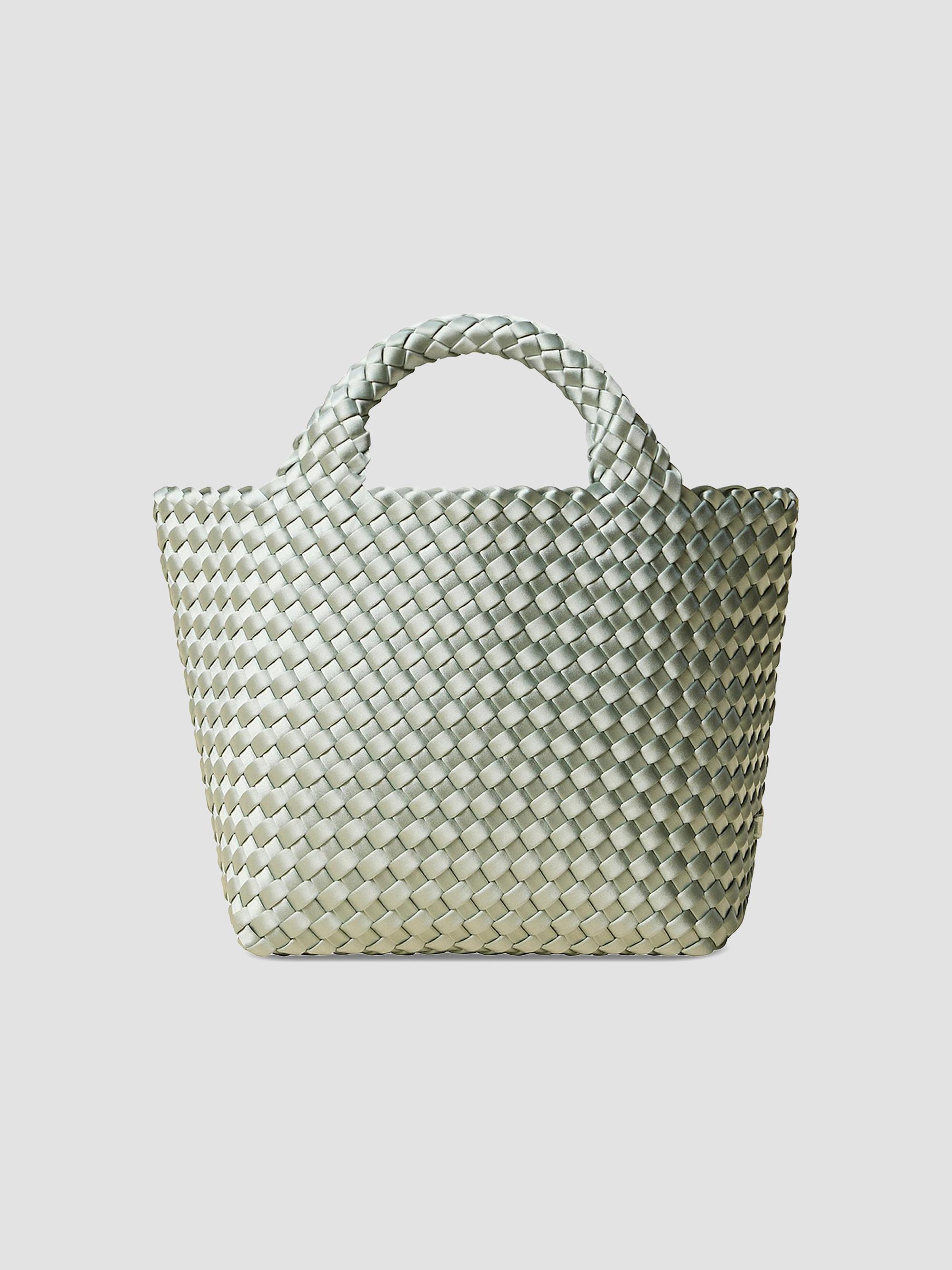Naghedi Women's St. Barths  Satin Tote Bag - Wintergreen | Thumbnail 7