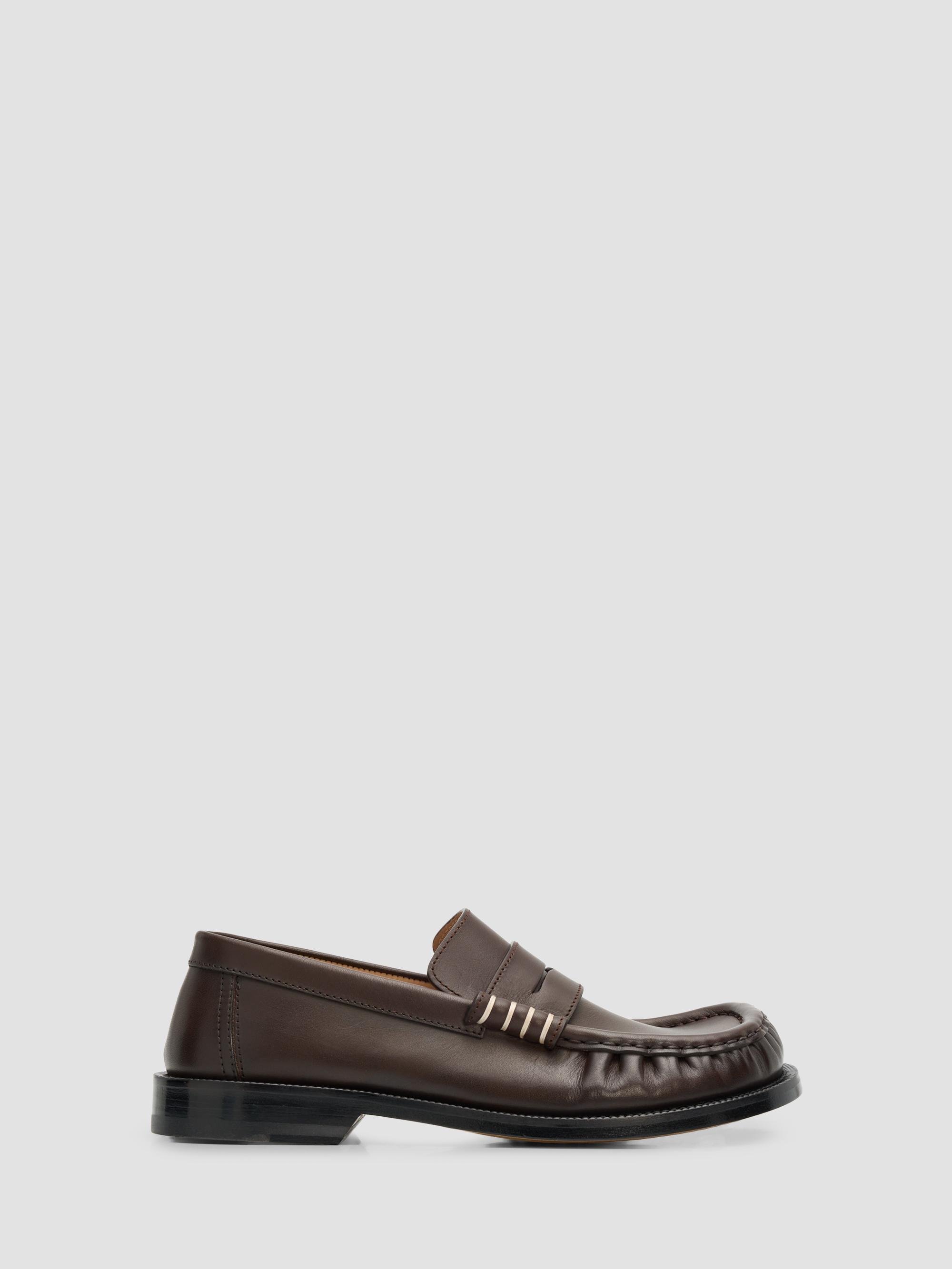 LOEWE Croc-Embossed Leather Loafers | Saks Fifth Avenue