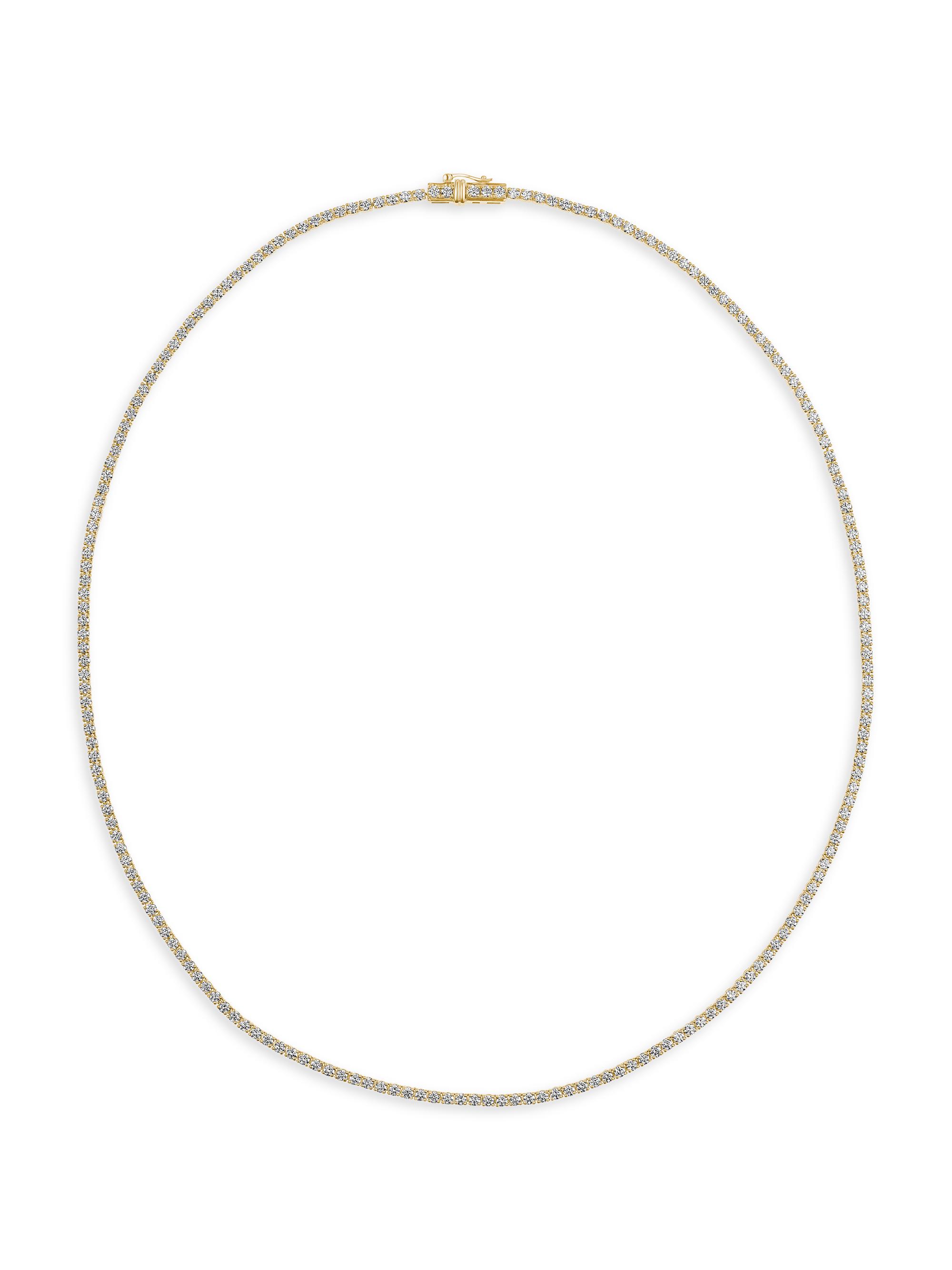 Lana Women's Legacy 14K Gold & 4.46 TCW Diamond Tennis Choker Necklace - Yellow Gold