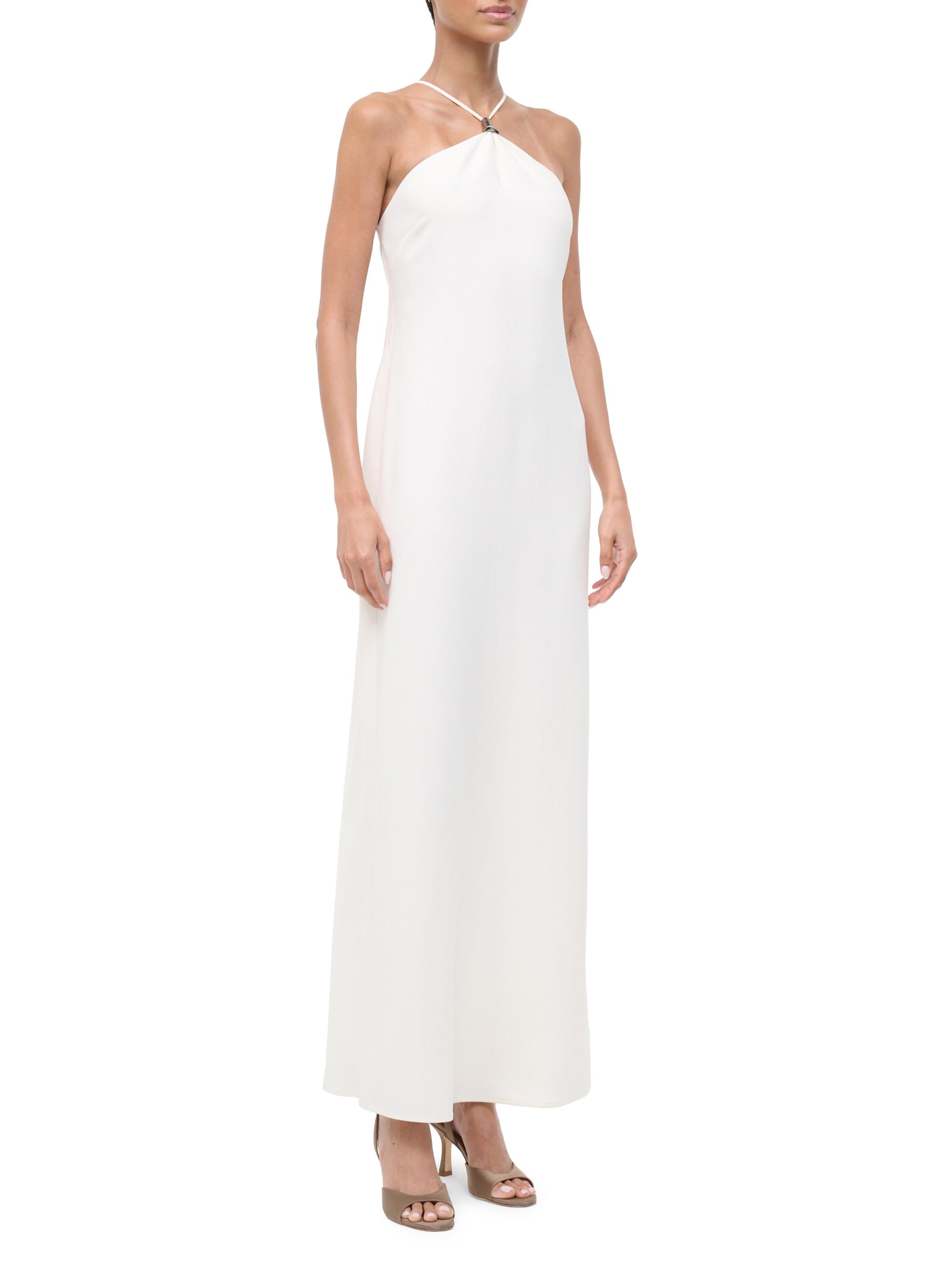 fitted lace wedding dress The Calla Maxi Dress in Cerise