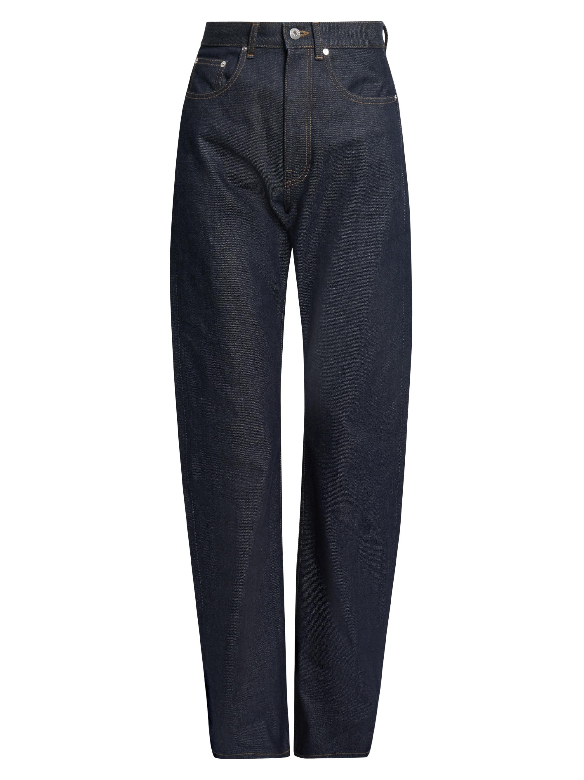 JW Anderson Women's High-Rise Straight-Leg Jeans - Indigo