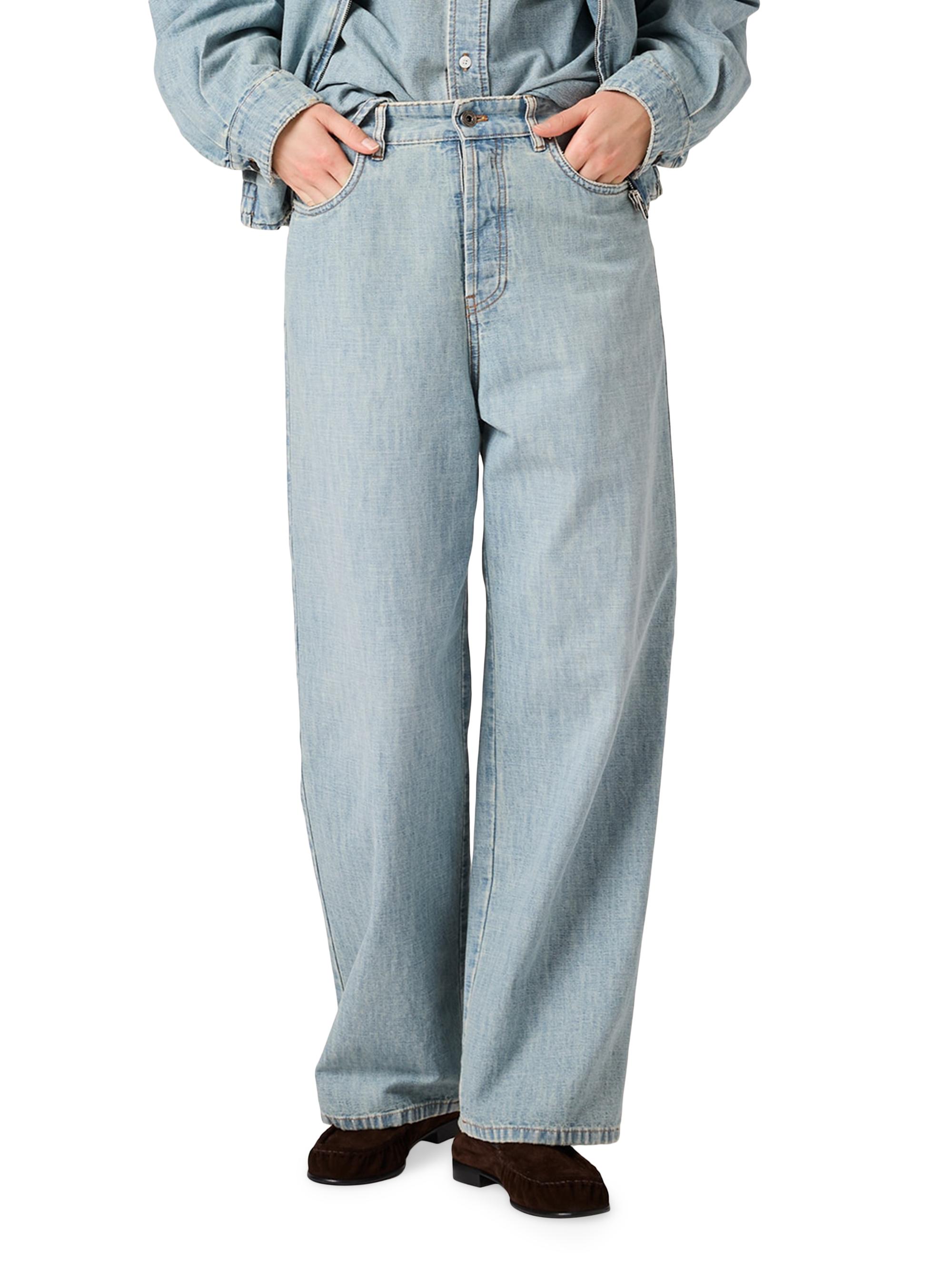 Miu Miu Chambray Jeans | Saks Fifth Avenue
