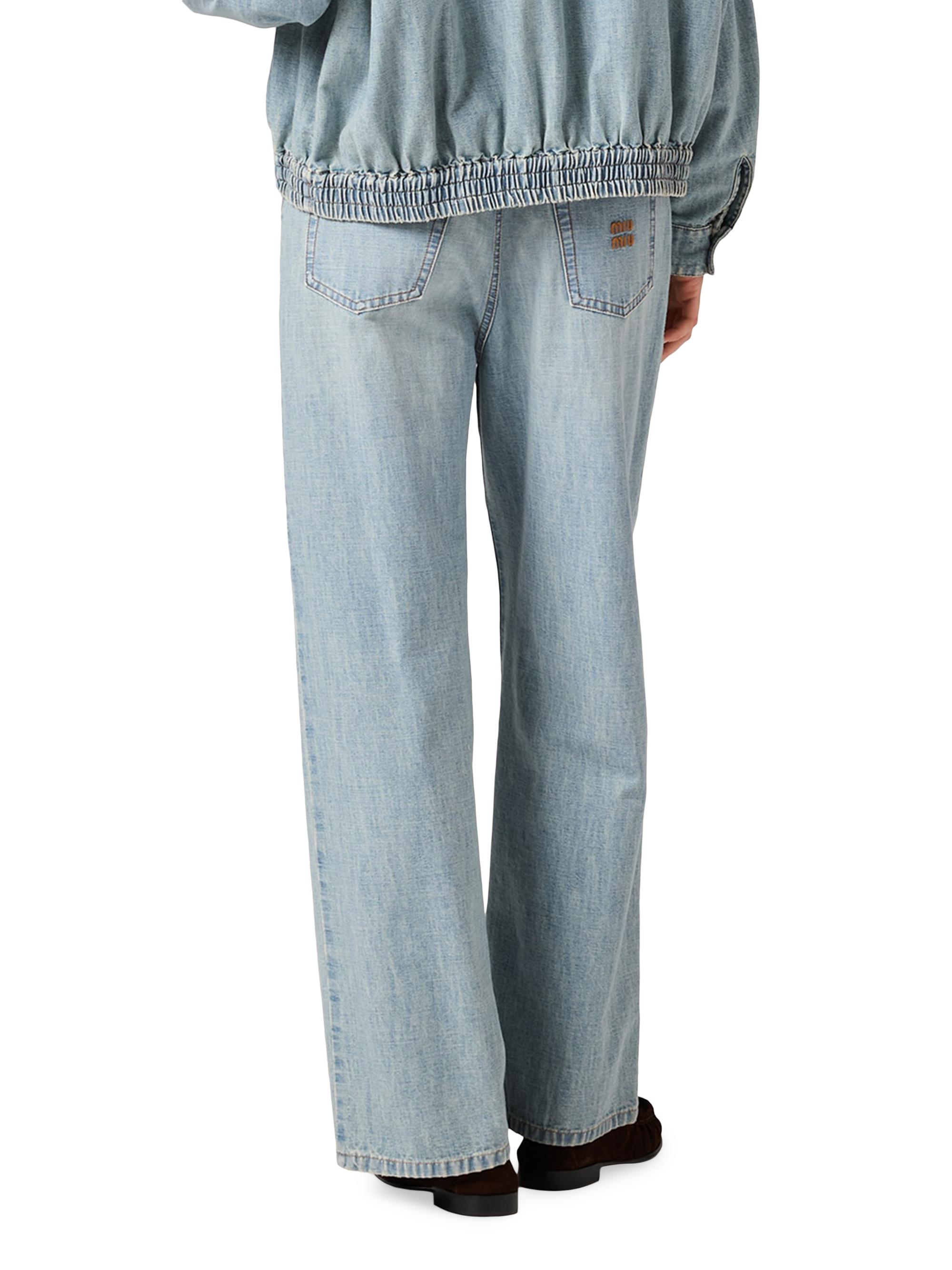 Miu Miu Chambray Jeans | Saks Fifth Avenue