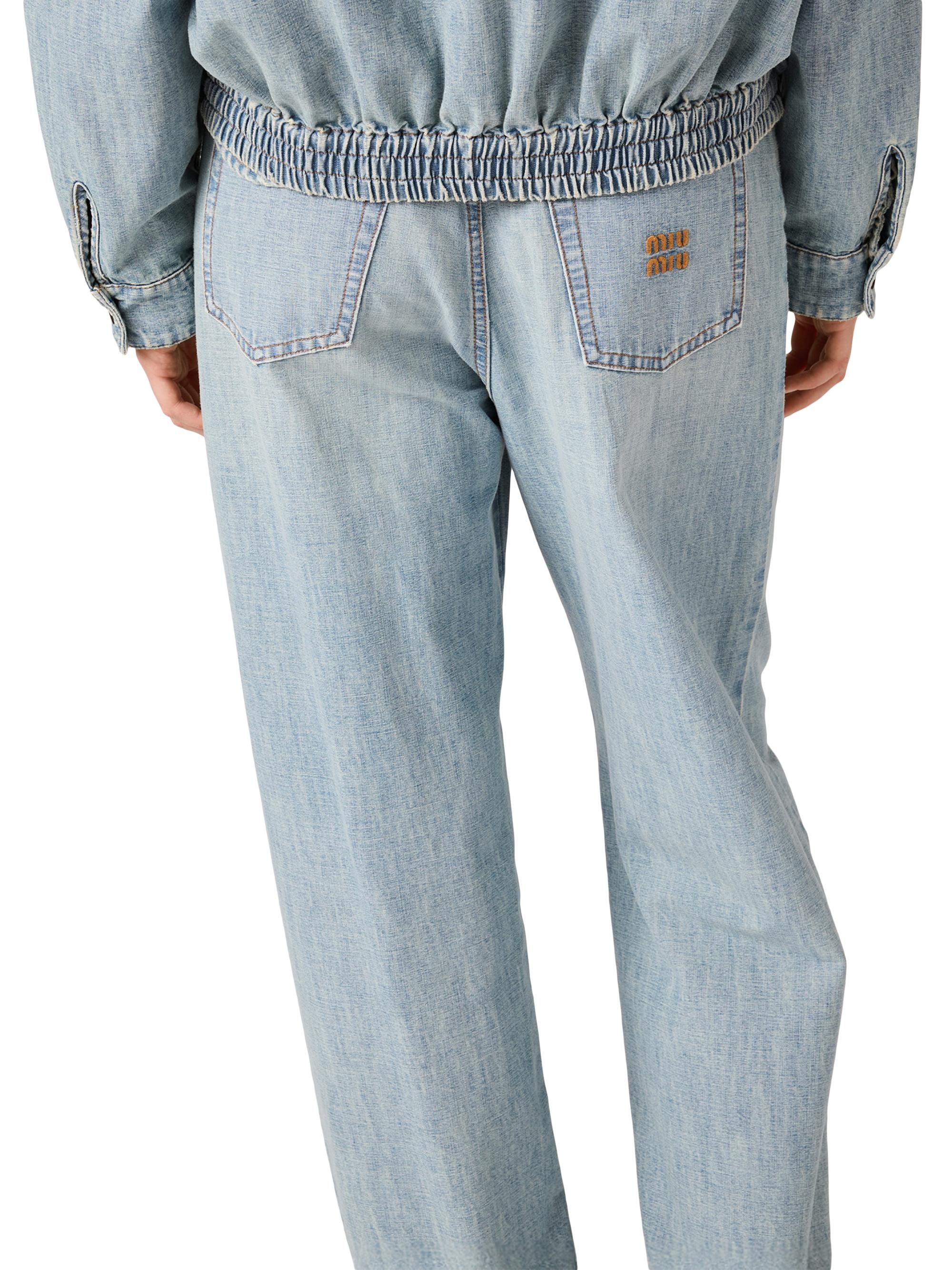 Miu Miu Chambray Jeans | Saks Fifth Avenue