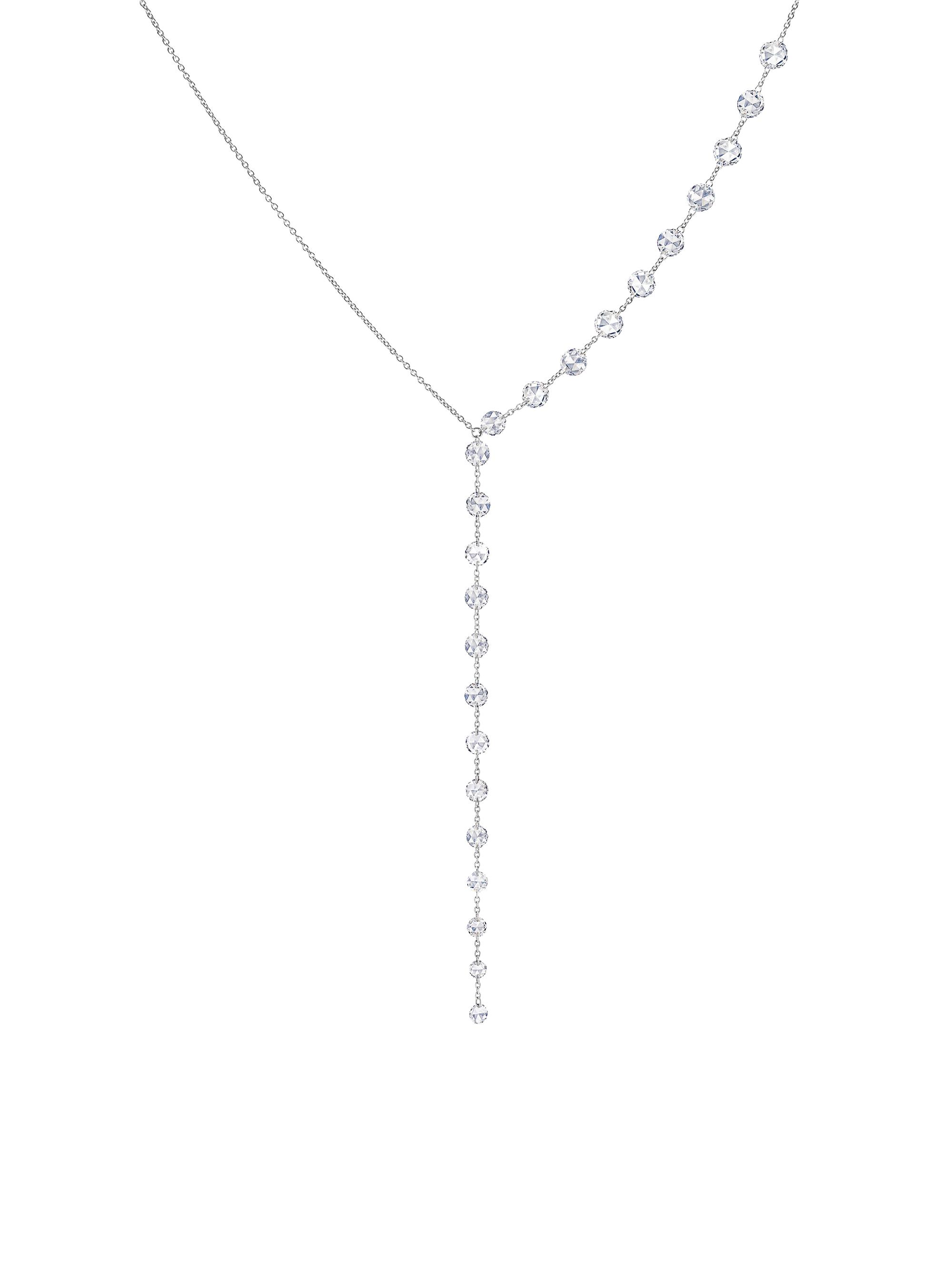 64 Facets Women's Ethereal 18K White Gold & 2.65 TCW Diamond Y Necklace - White Gold