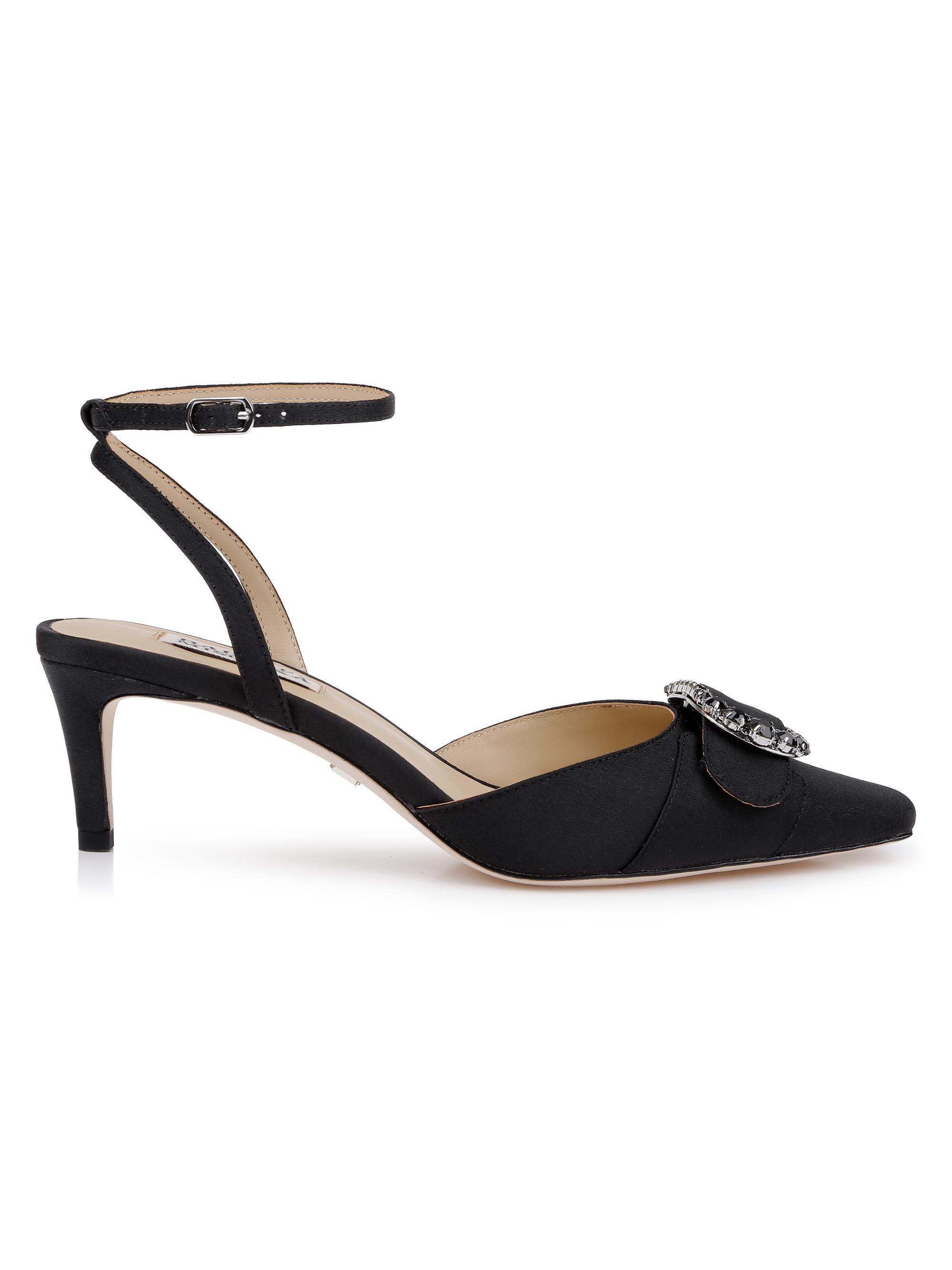Badgley Mischka Women's Odesza 50MM Crepe Pumps - Black Crepe