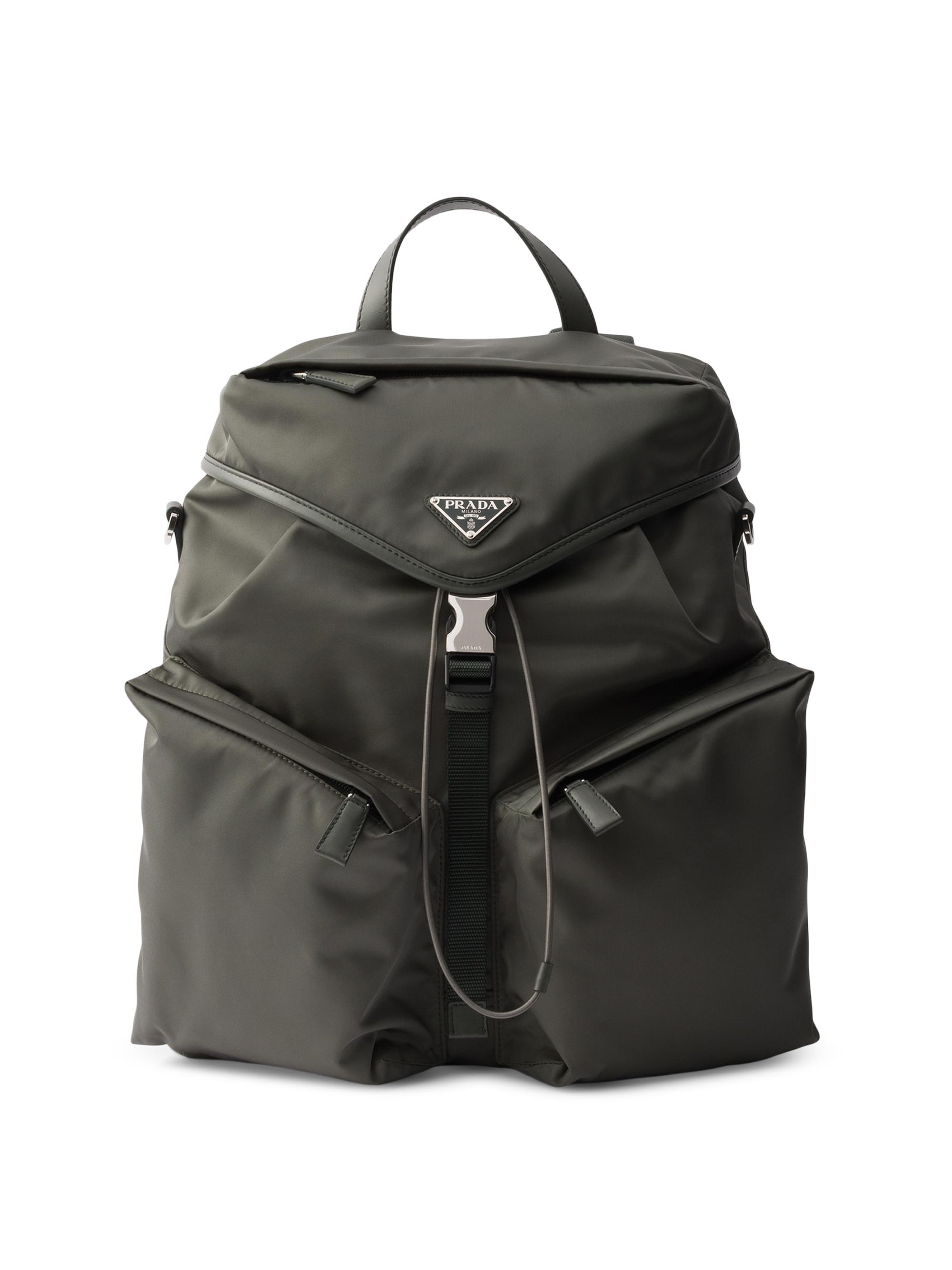 Prada Re-Nylon and Leather Backpack | Saks Fifth Avenue