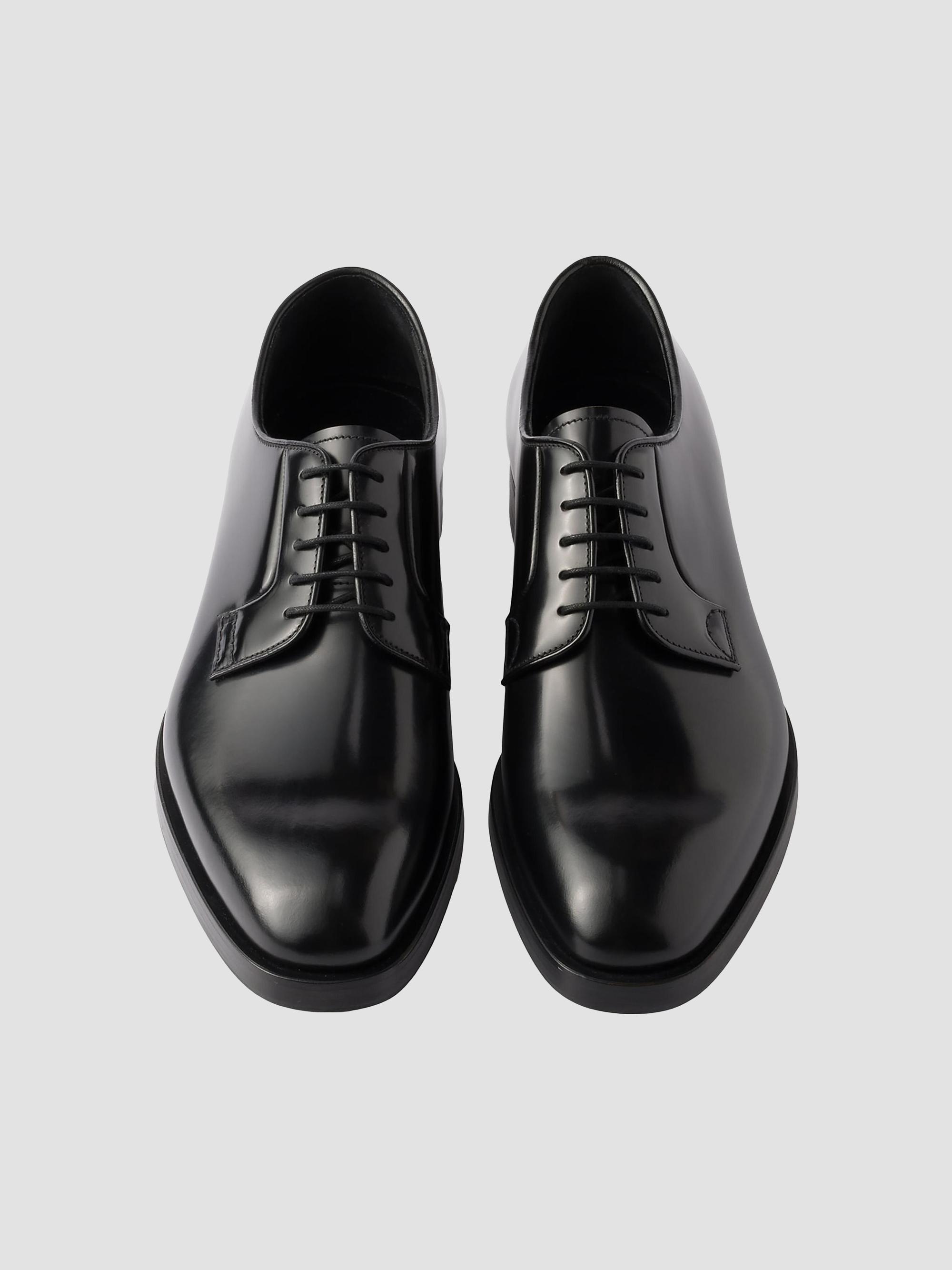 Prada Brushed Leather Lace-Up Shoes | Saks Fifth Avenue