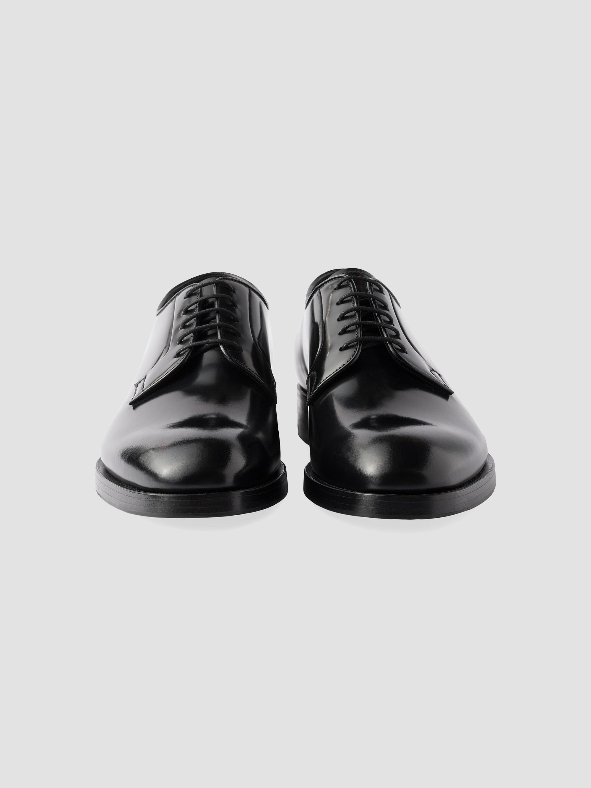 靴 PRADA Brushed Leather Business Shoes Prada Brushed Leather Lace-Up Shoes | Saks Fifth Avenue