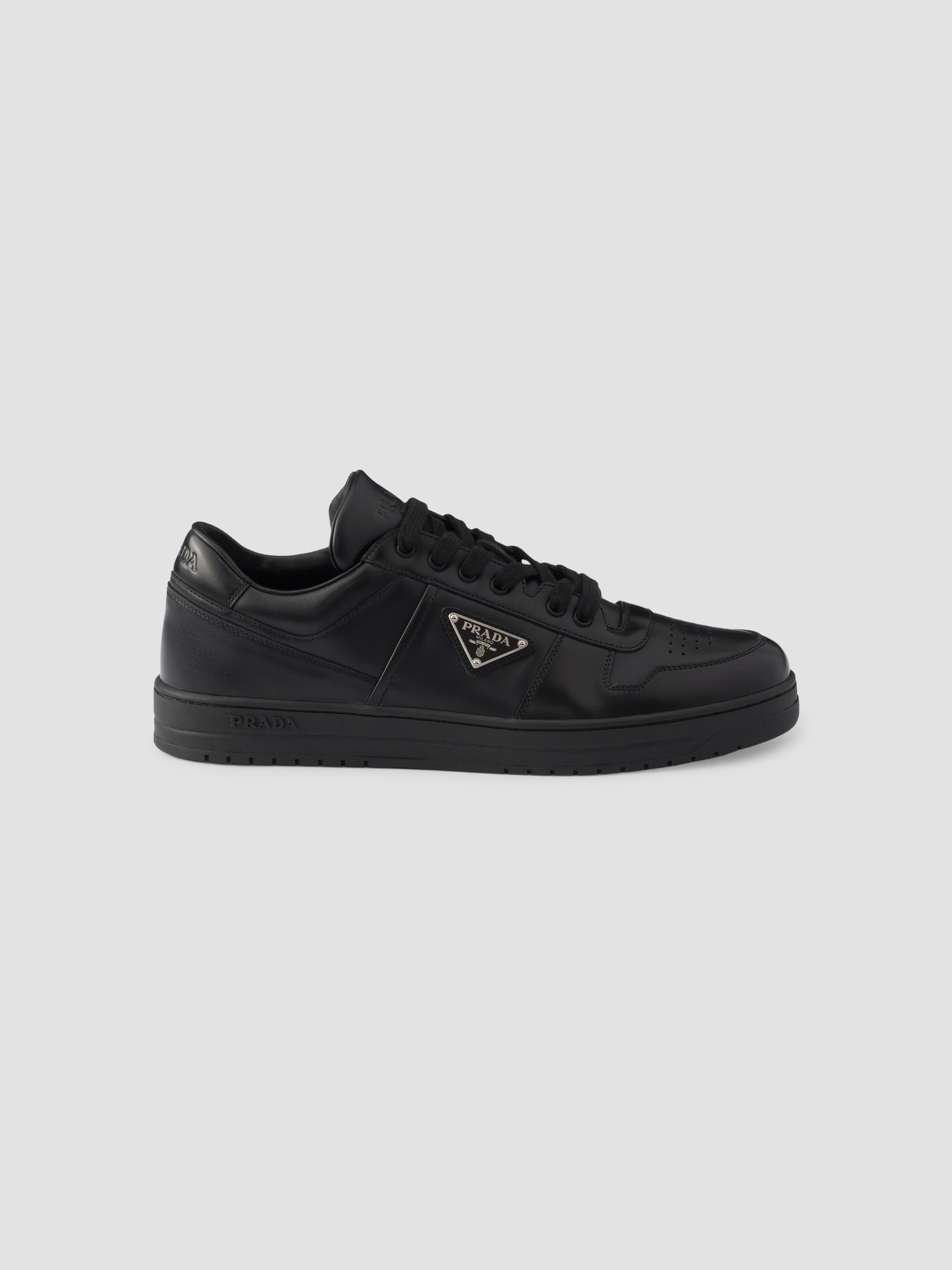 Prada Speedrock Leather and Mesh Fabric Sneakers | Saks Fifth Avenue