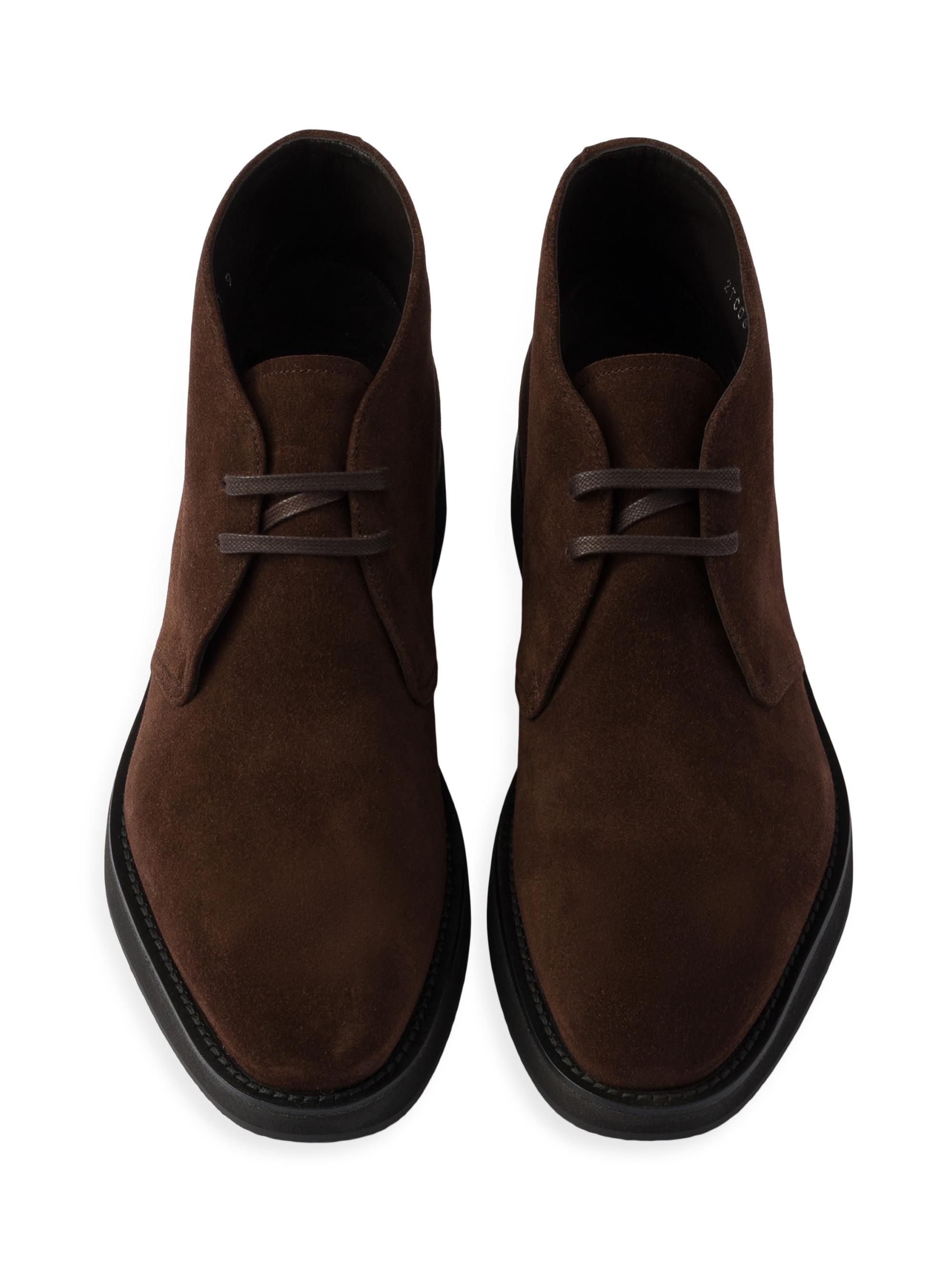 PRADAsports レザー チャッカブーツ vibram 00s PRADAsports レザーブーツ チャッカブーツ vibram